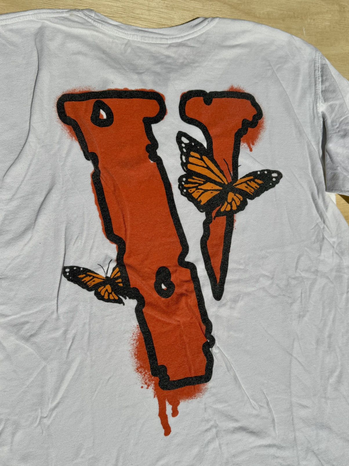 999 Club × Rap Tees × Vlone Vlone x Juice Wrld 999 Butterfly Tee Size US L / EU 52-54 / 3 - 3 Thumbnail