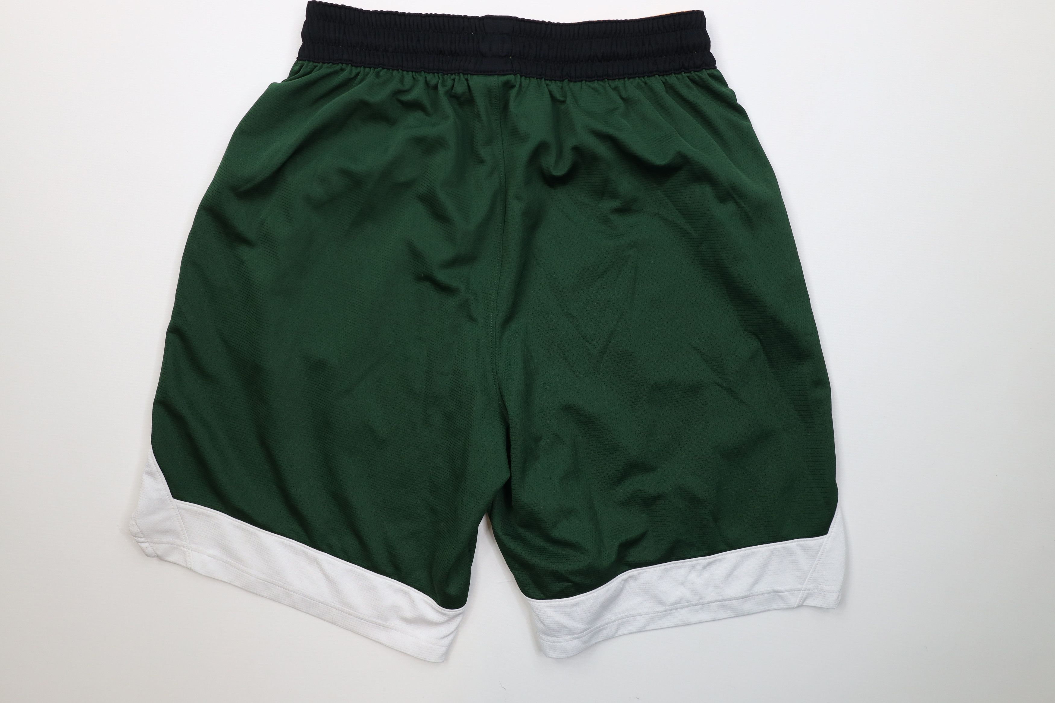 Nike Vintage Y2K Nike Block Gym Basketball Shorts Green Polyester Size US 34 / EU 50 - 8 Thumbnail
