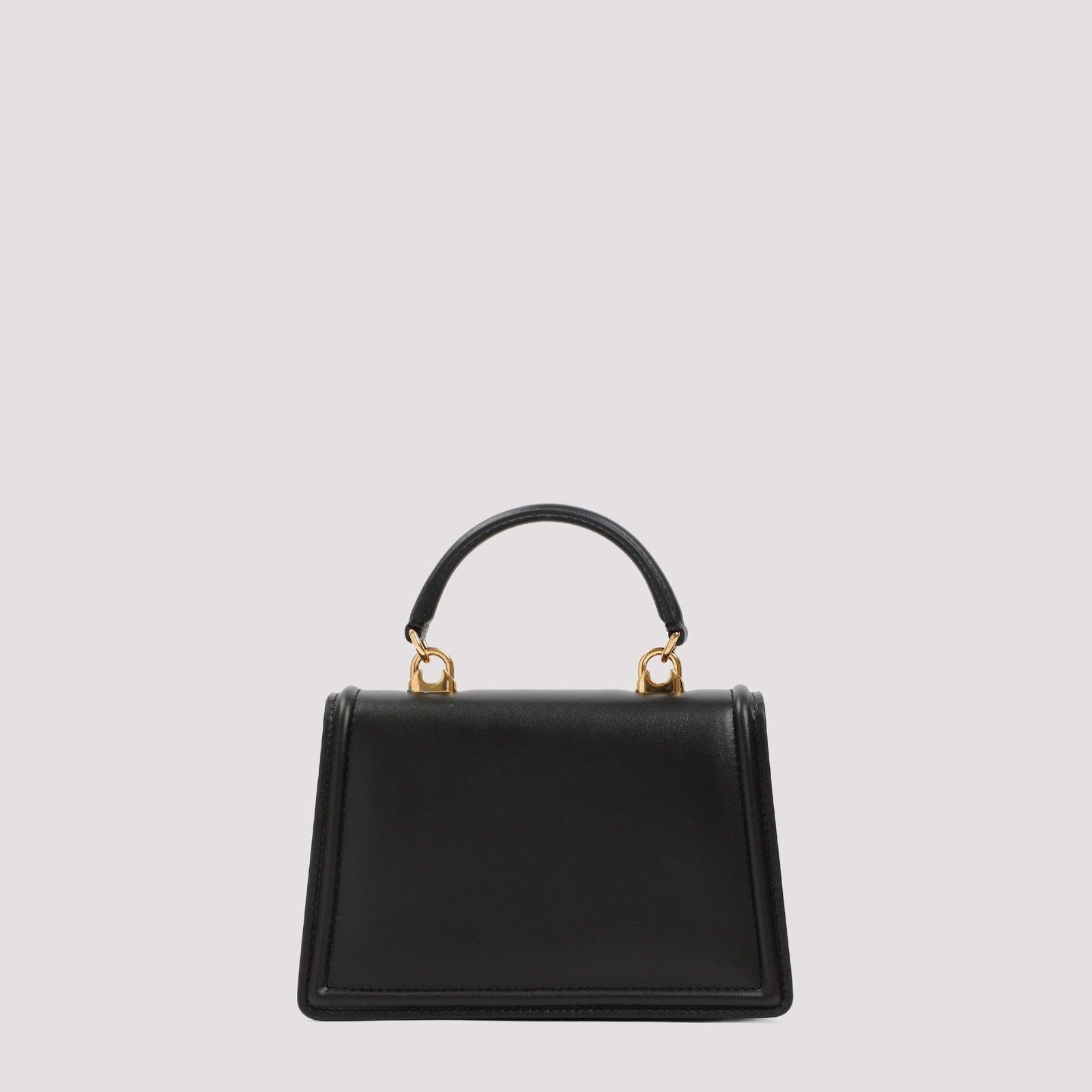 Dolce & Gabbana DOLCE&GABBANA Devotion Black Leather Bag New & Authentic Size ONE SIZE - 4 Thumbnail