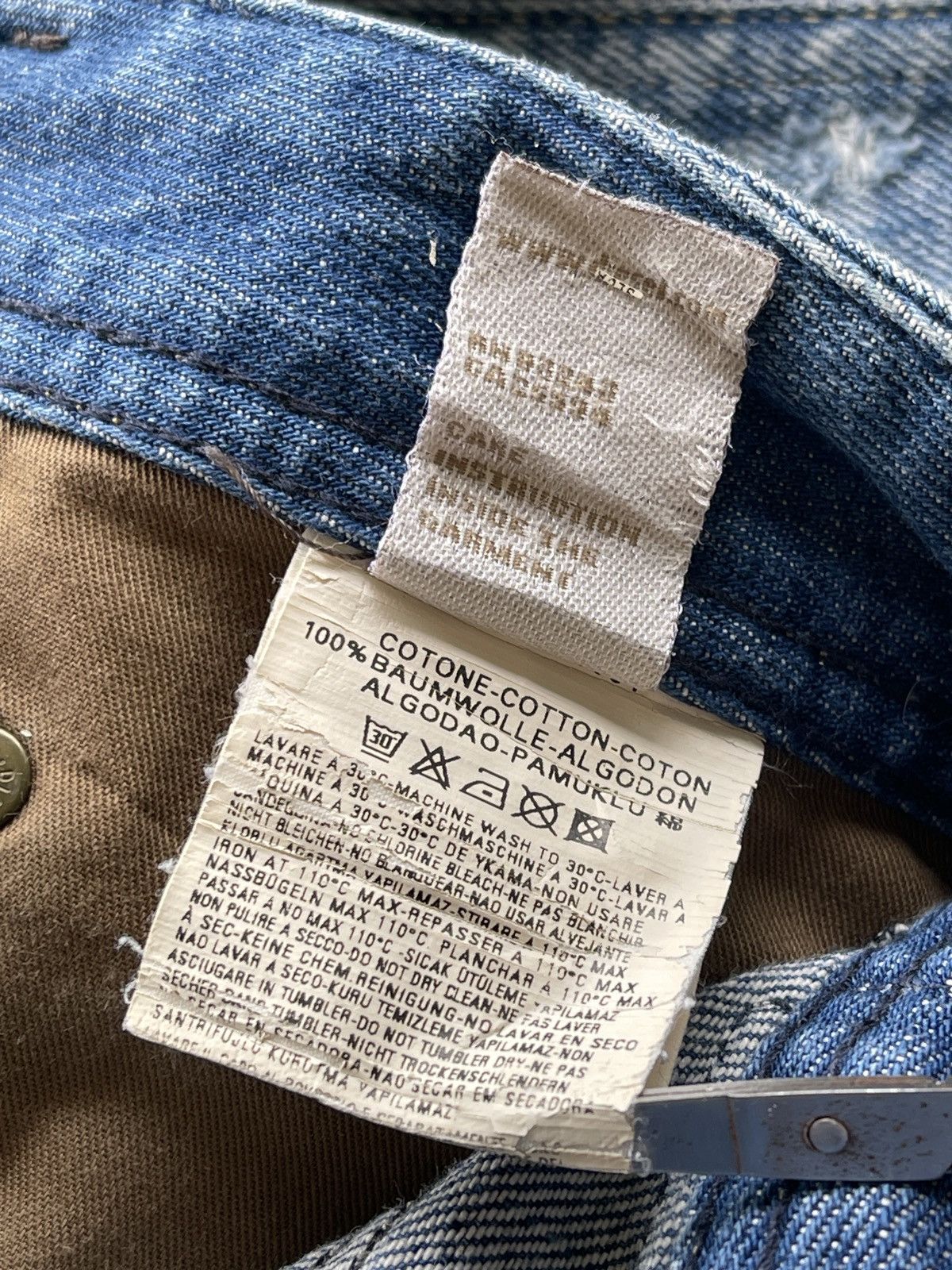Diesel Diesel Zathan Distressed Flare Denim Size US 30 / EU 46 - 18 Thumbnail