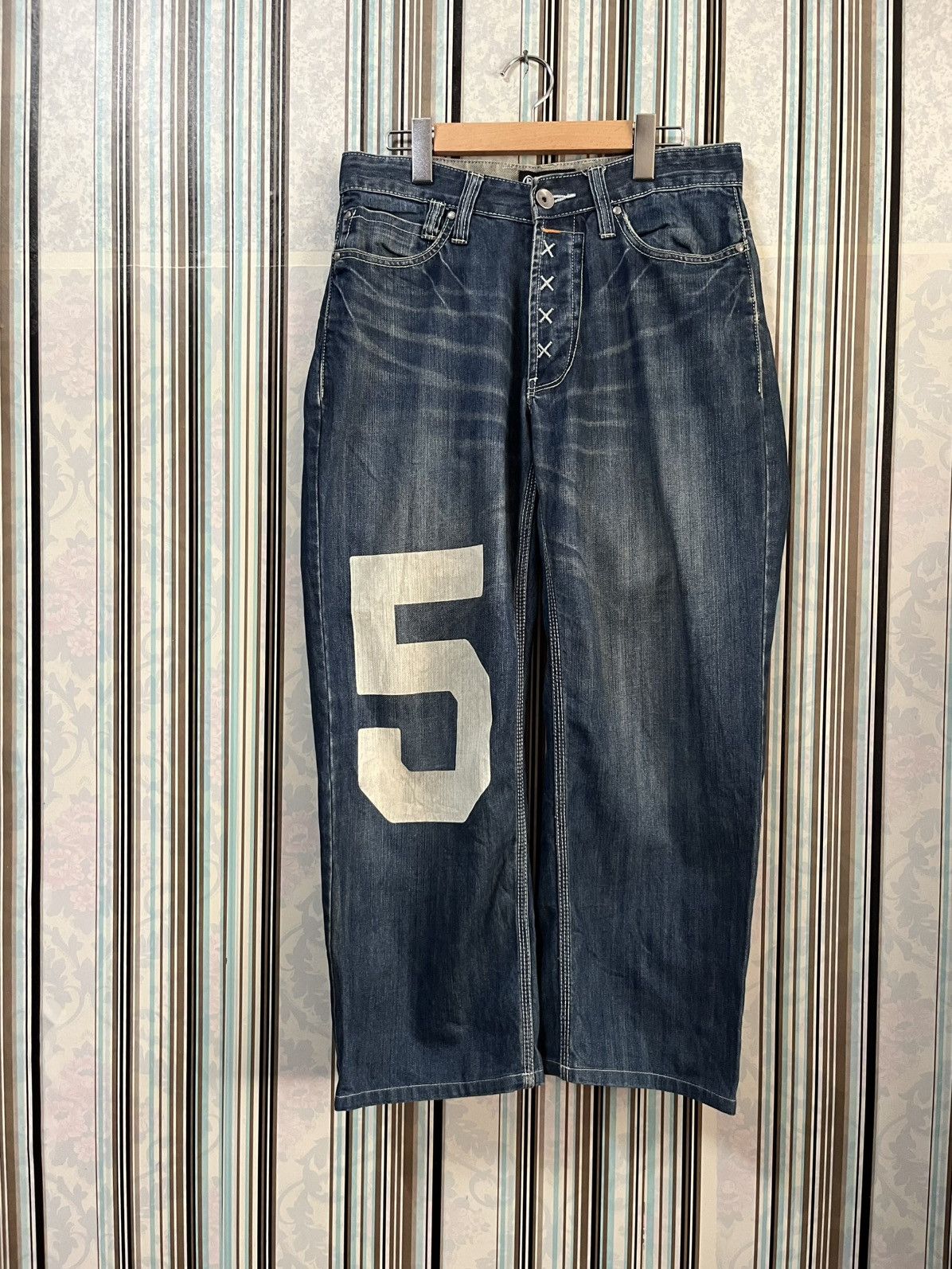 Japanese Brand 1990s RealBVoice daicock warrior jeans #F2 Size US 30 / EU 46 - 2 Thumbnail