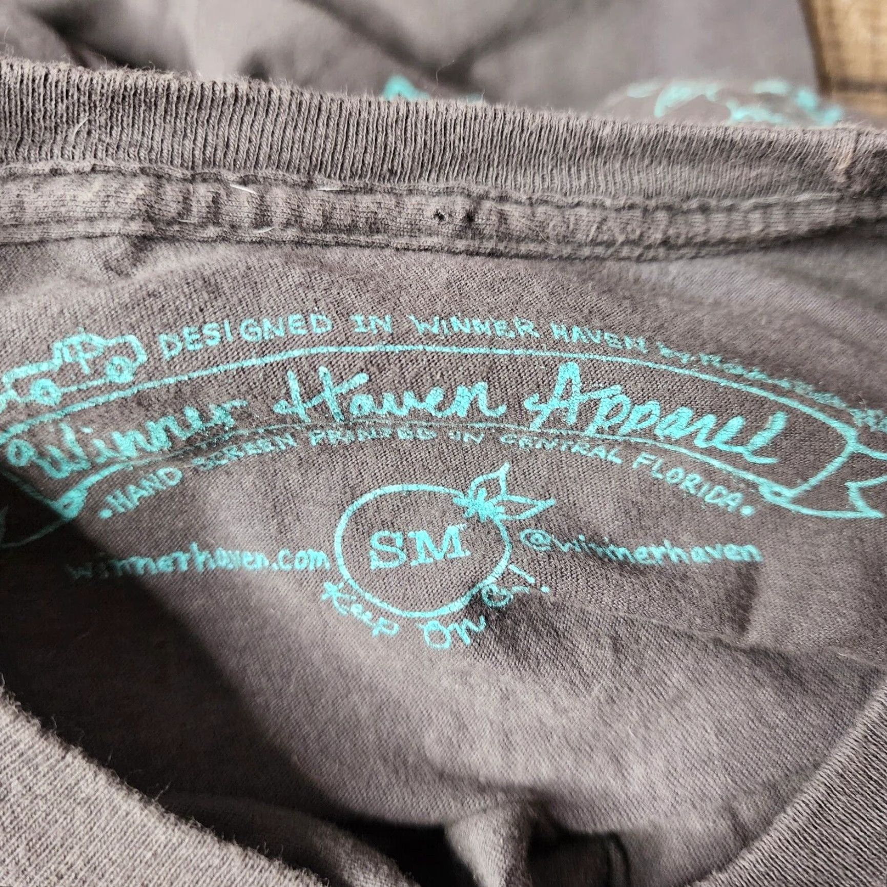 Vintage Womens Chain Of Lakes MAP Winter Haven Florida FL Gray T Shirt Size S / US 4 / IT 40 - 5 Thumbnail