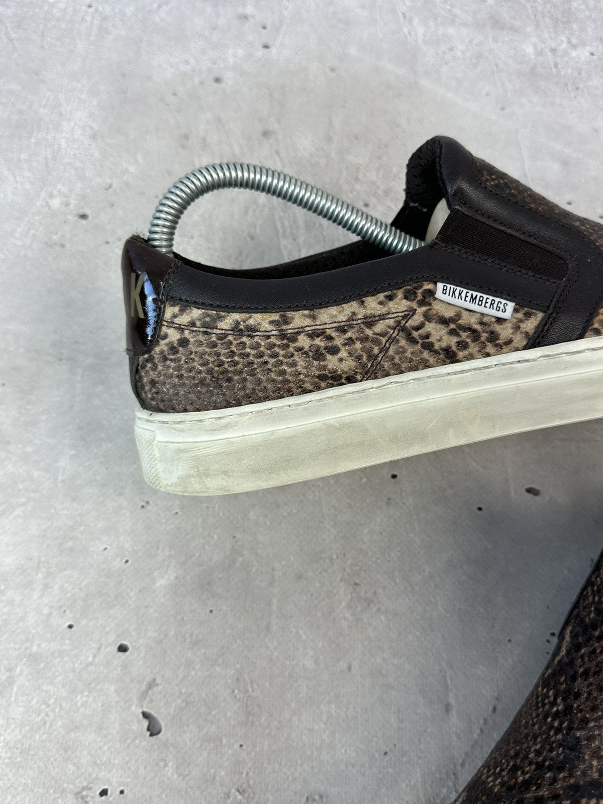 Dirk Bikkembergs Dirk Bikkembergs Snake Brown Leather Men’s Slip on Size US 7.5 / EU 40-41 - 6 Thumbnail