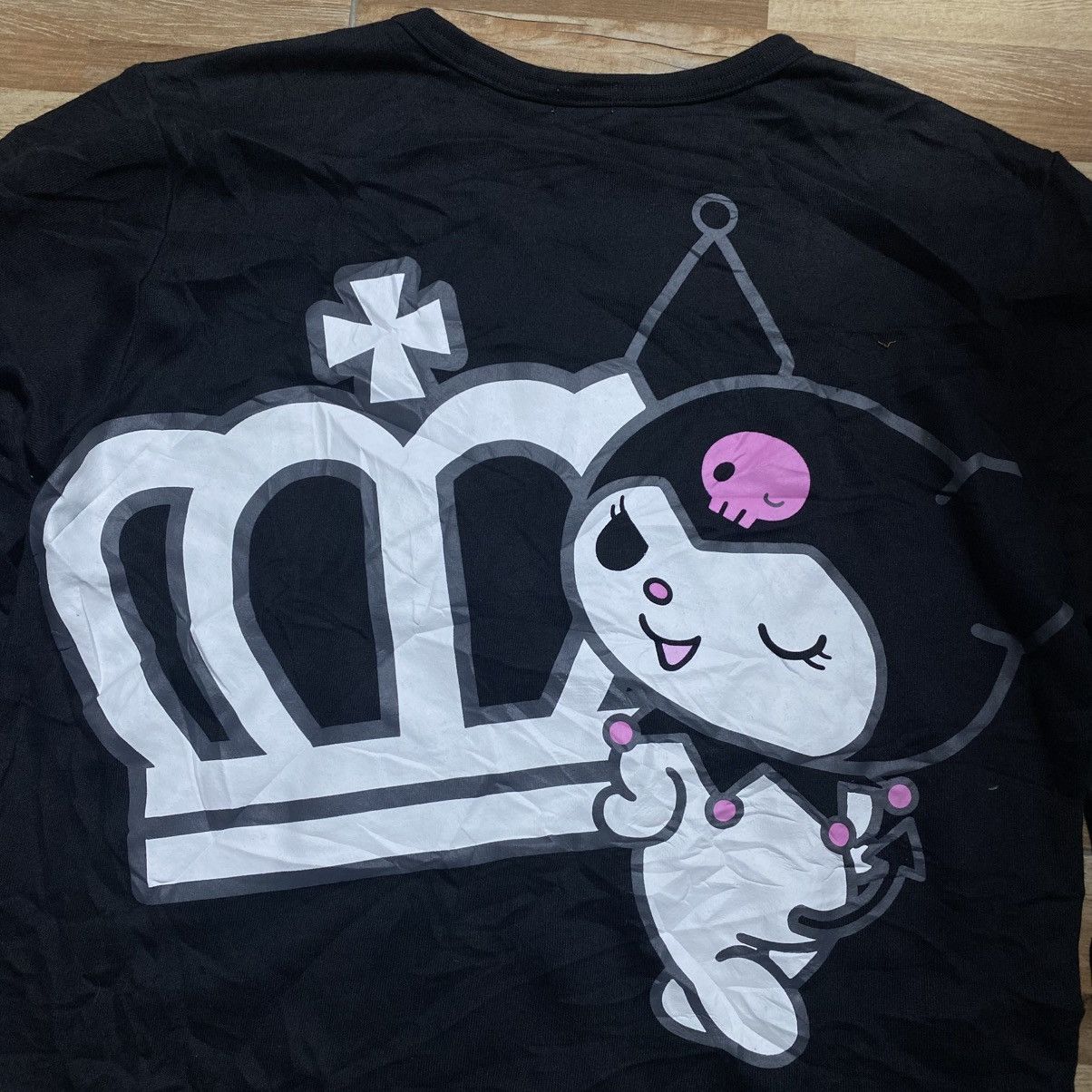 Japanese Brand Baby Doll X Kuromi Big Logo Sweatshirt Size M / US 6-8 / IT 42-44 - 4 Thumbnail