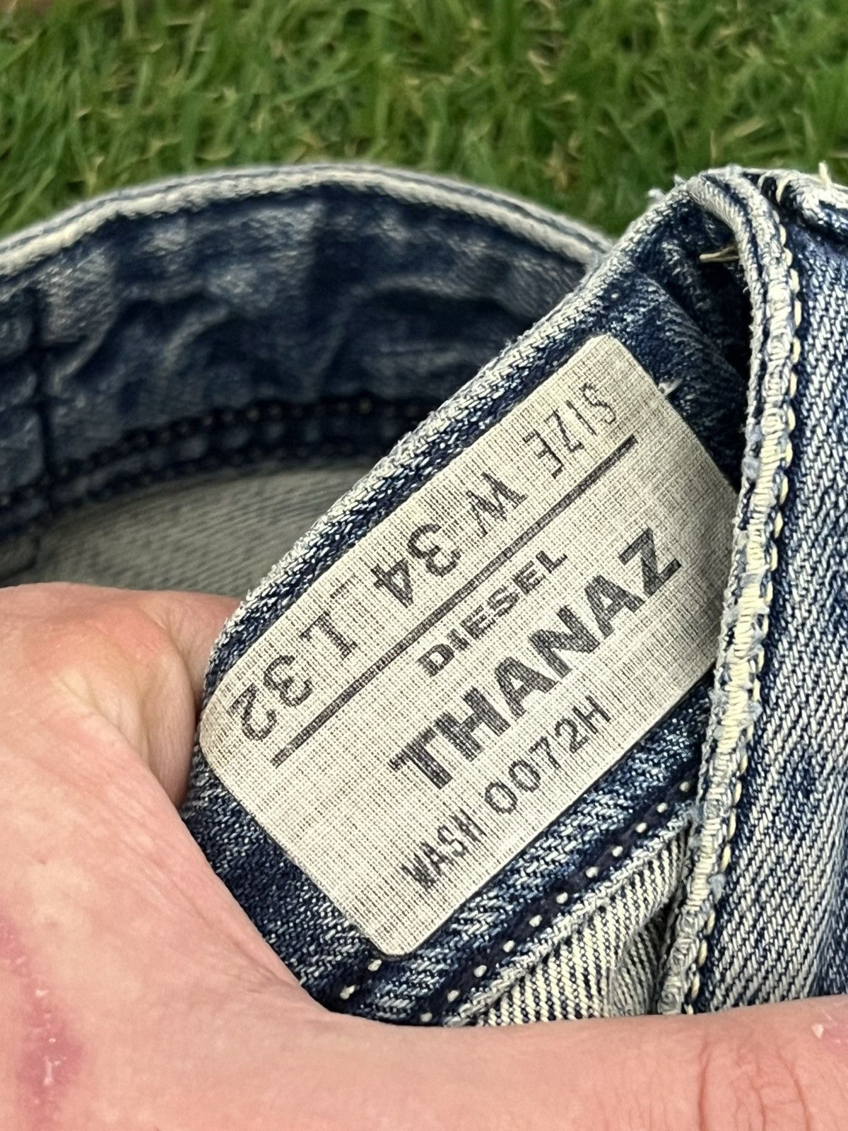 Diesel Diesel Viker Dragon Distressed Denim Light Blue Jeans Pants Size US 34 / EU 50 - 14 Thumbnail