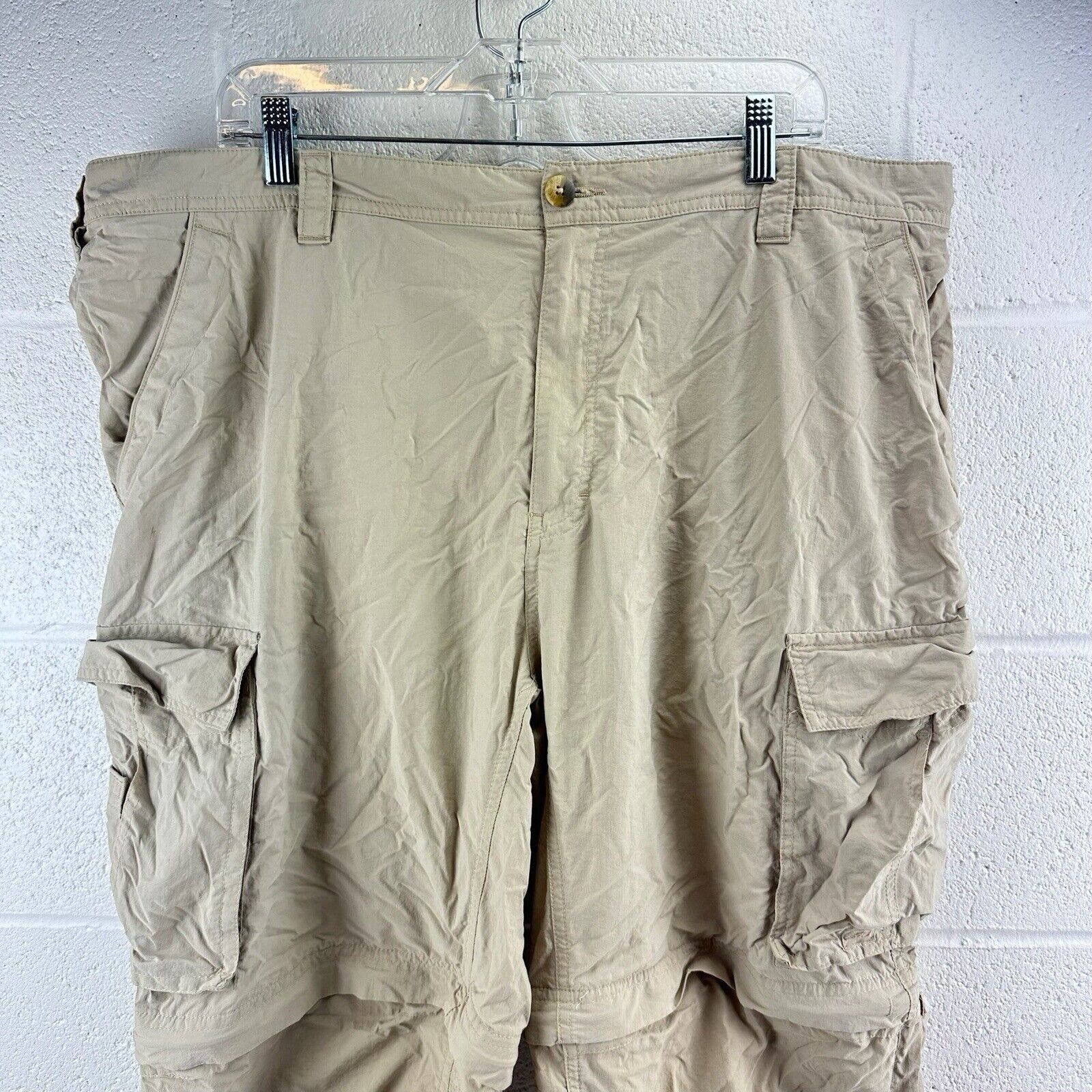 Rei REI Cargo Pants Beige Switchback Army Hiking Paratrooper XXL Size US 44 / EU 60 - 2 Thumbnail