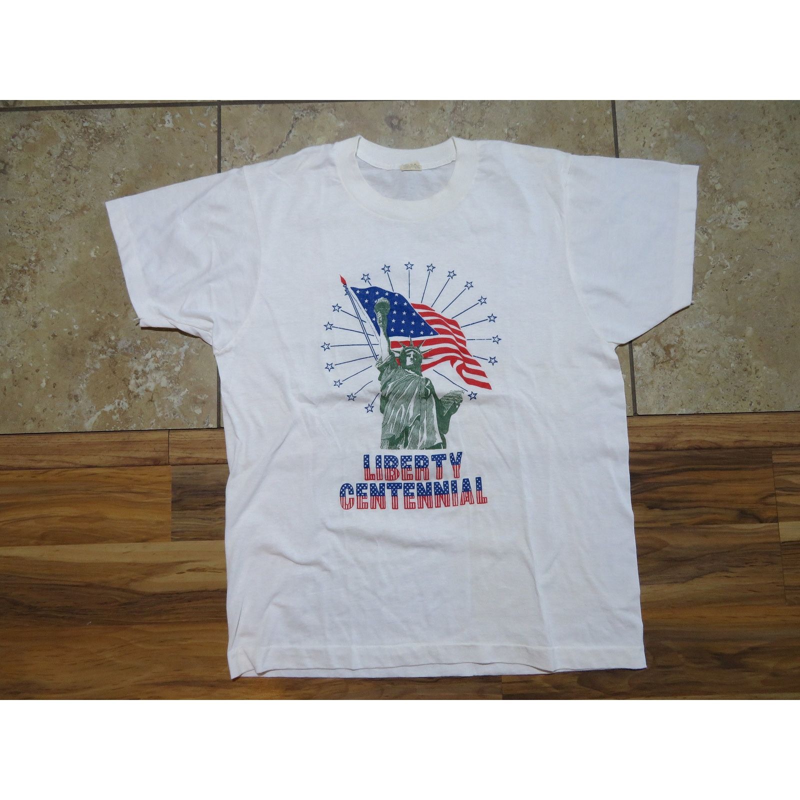 Other Statue of Liberty Centennial T-Shirt White Sz M 1980s Size US M / EU 48-50 / 2 - 1 Thumbnail
