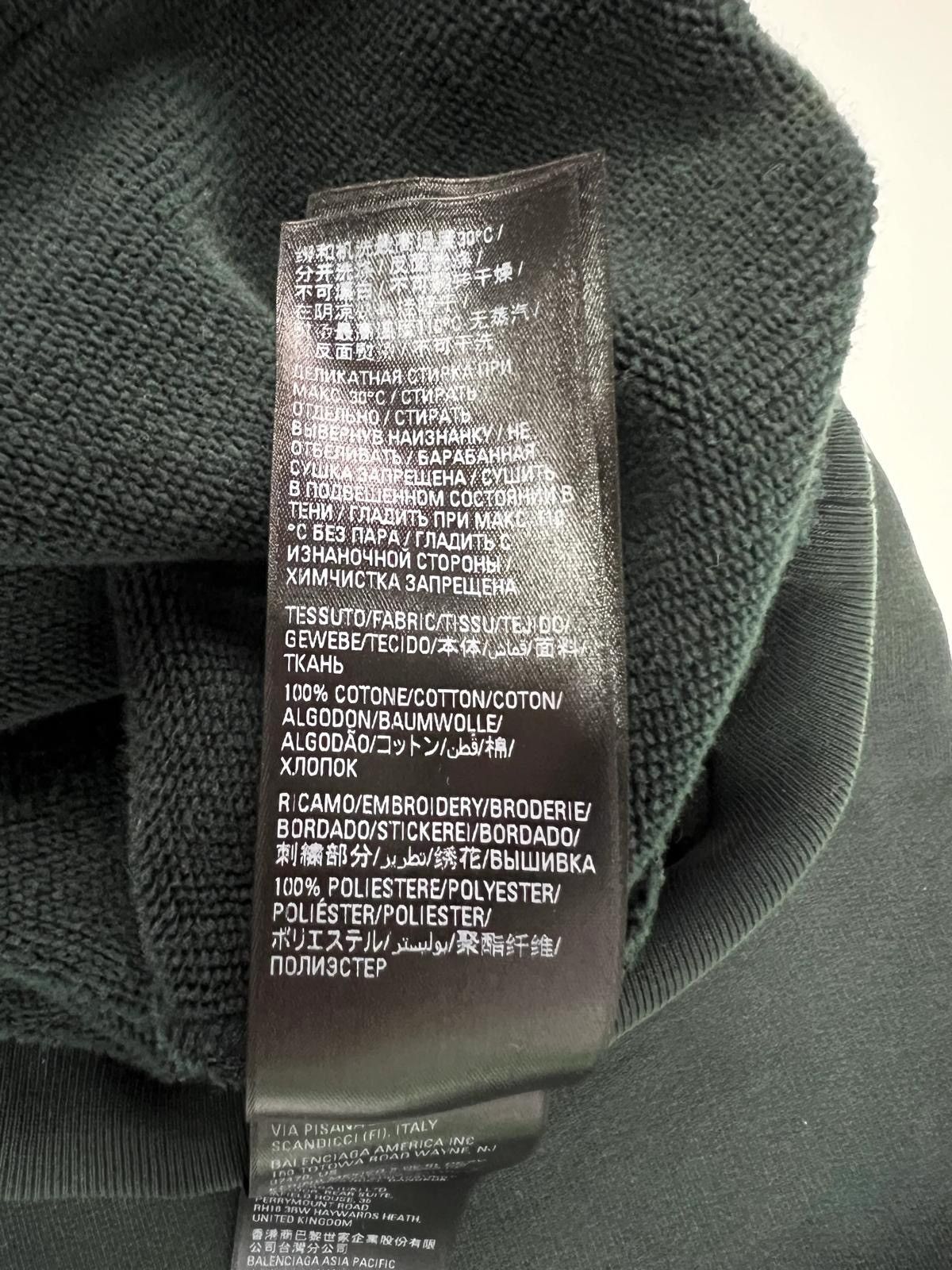 Balenciaga Balenciaga Adidas Logo Hoodie Greenish Sz. 3 Size US L / EU 52-54 / 3 - 5 Thumbnail
