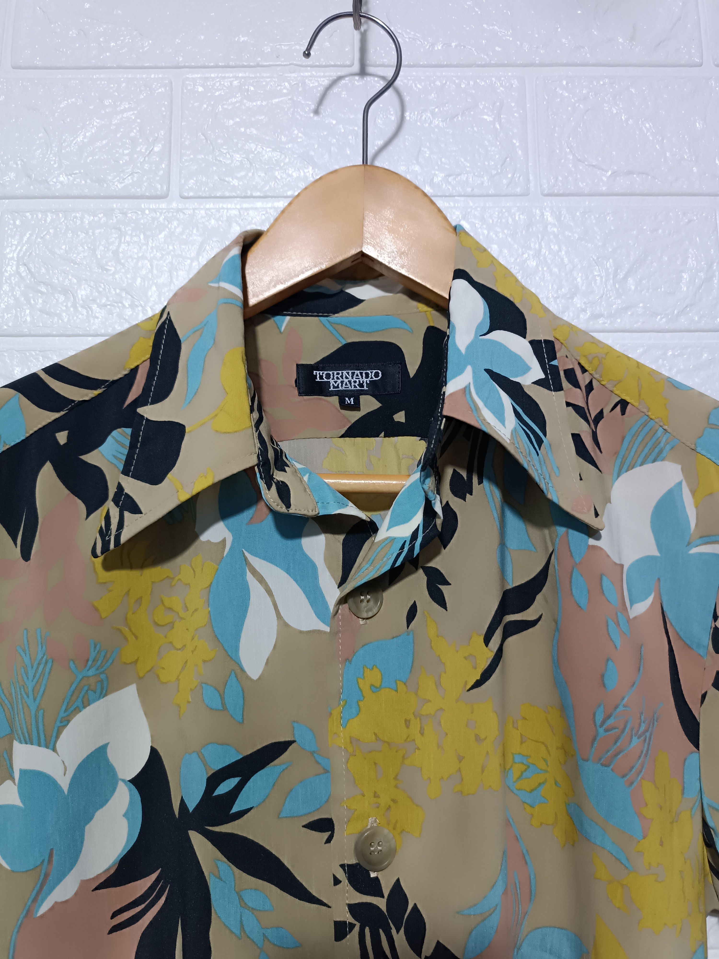 Tornado Mart Tornado Mart Flower Pattern Shirt Size US M / EU 48-50 / 2 - 5 Thumbnail
