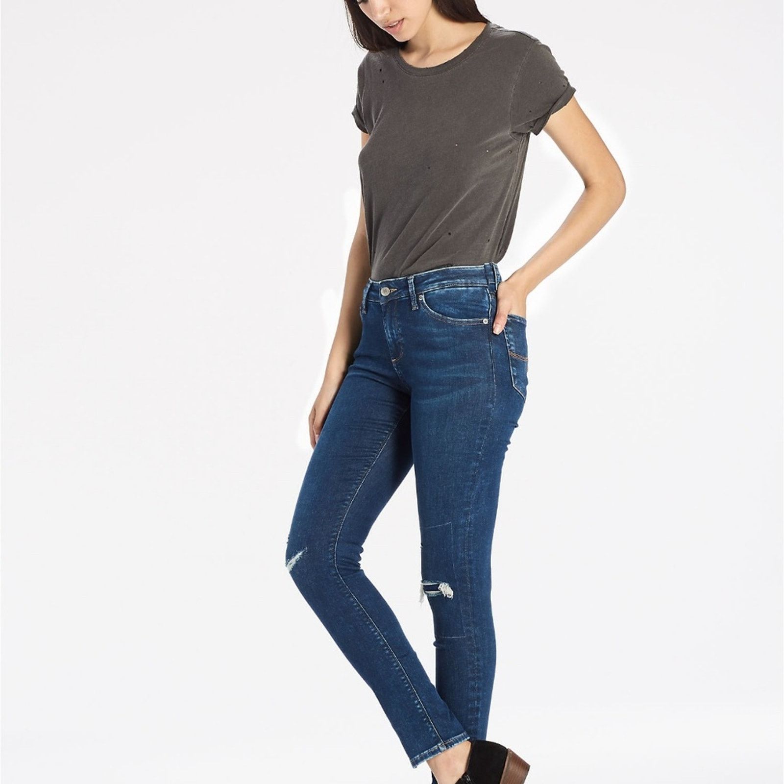 Lucky Brand Lucky Brand Distressed Lolita Skinny Jeans Size 24" / US 00 / IT 34 - 5 Thumbnail