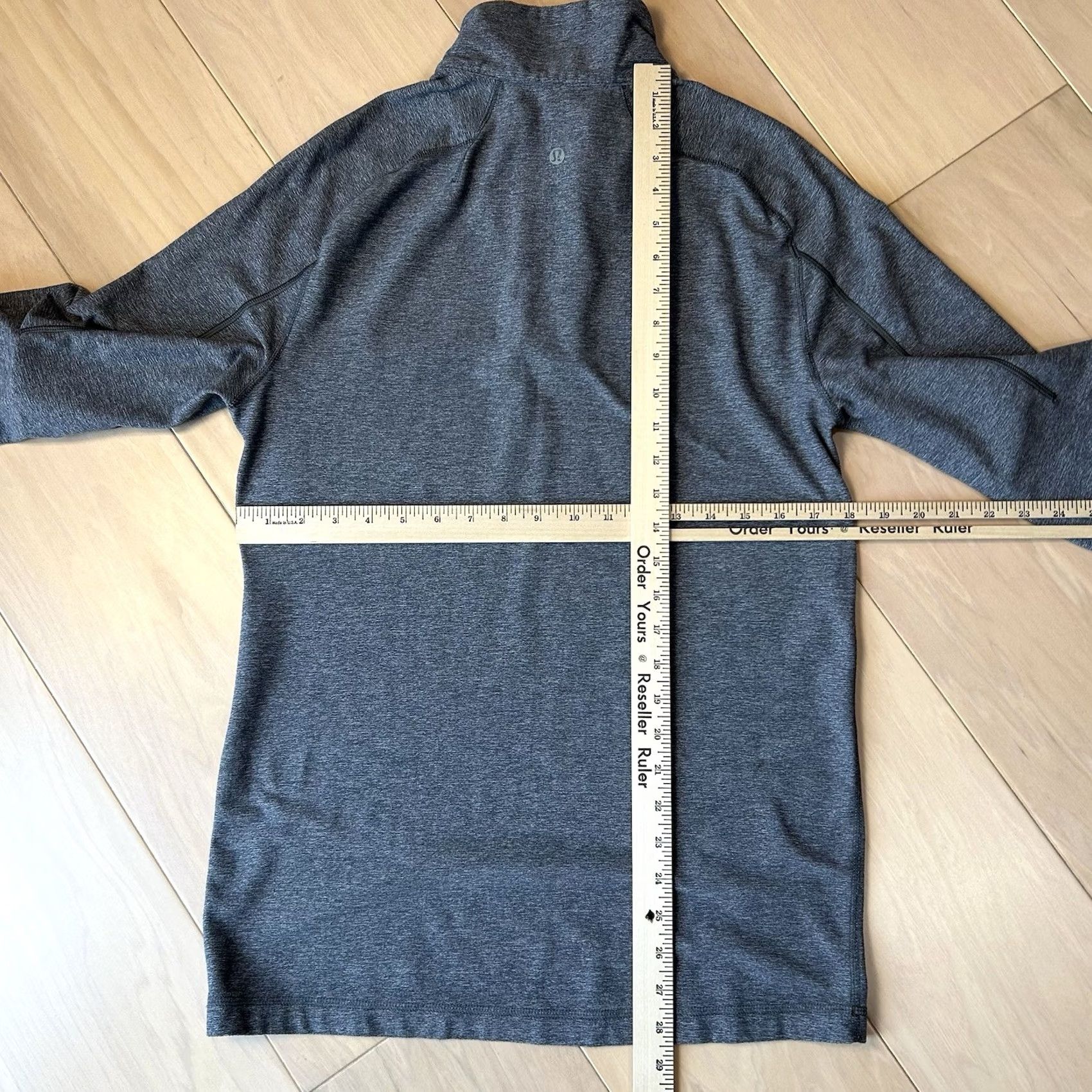 Lululemon Lululemon Pullover Mens S Gray Surge Warm Zip Men Size US S / EU 44-46 / 1 - 6 Thumbnail