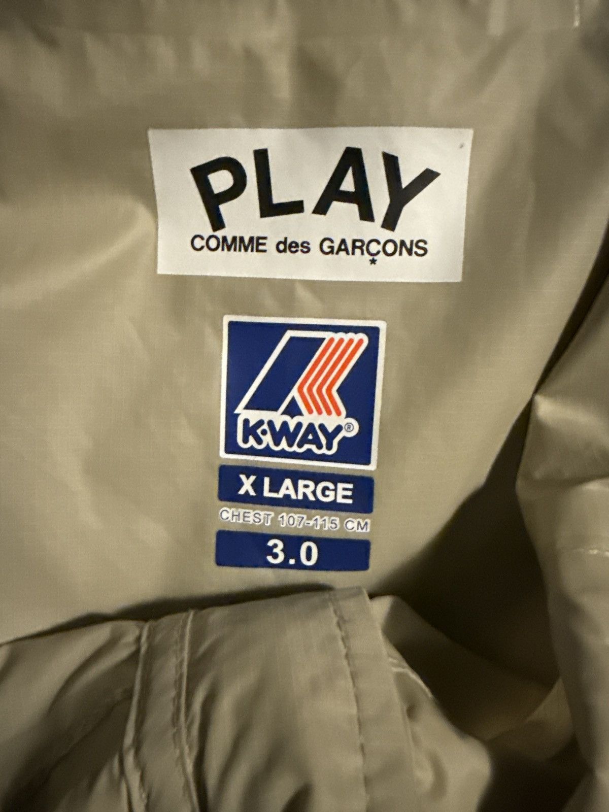 Comme des Garcons Comme x Kway Rain Jacket Size US XL / EU 56 / 4 - 5 Thumbnail
