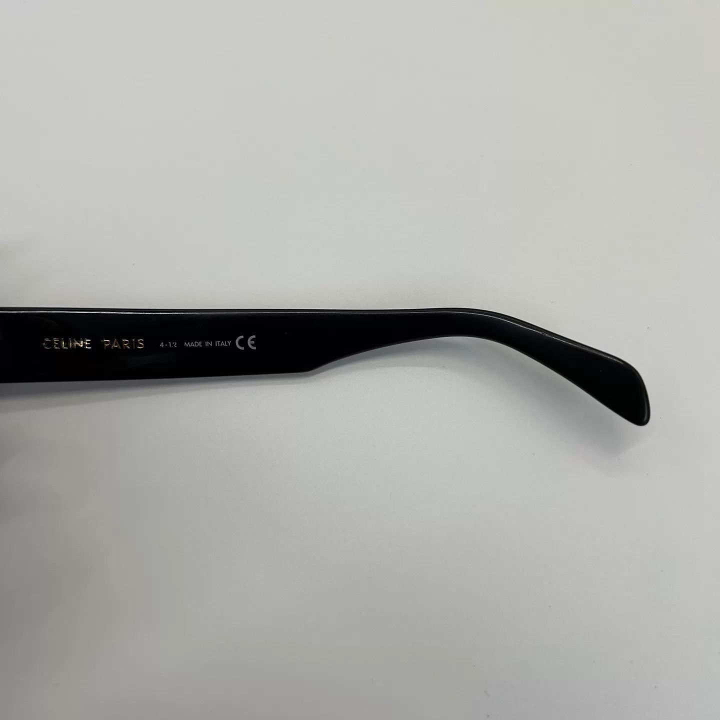 Celine Celine Triomphe Black Sunglasses HB6656 Unworn Size ONE SIZE - 3 Thumbnail