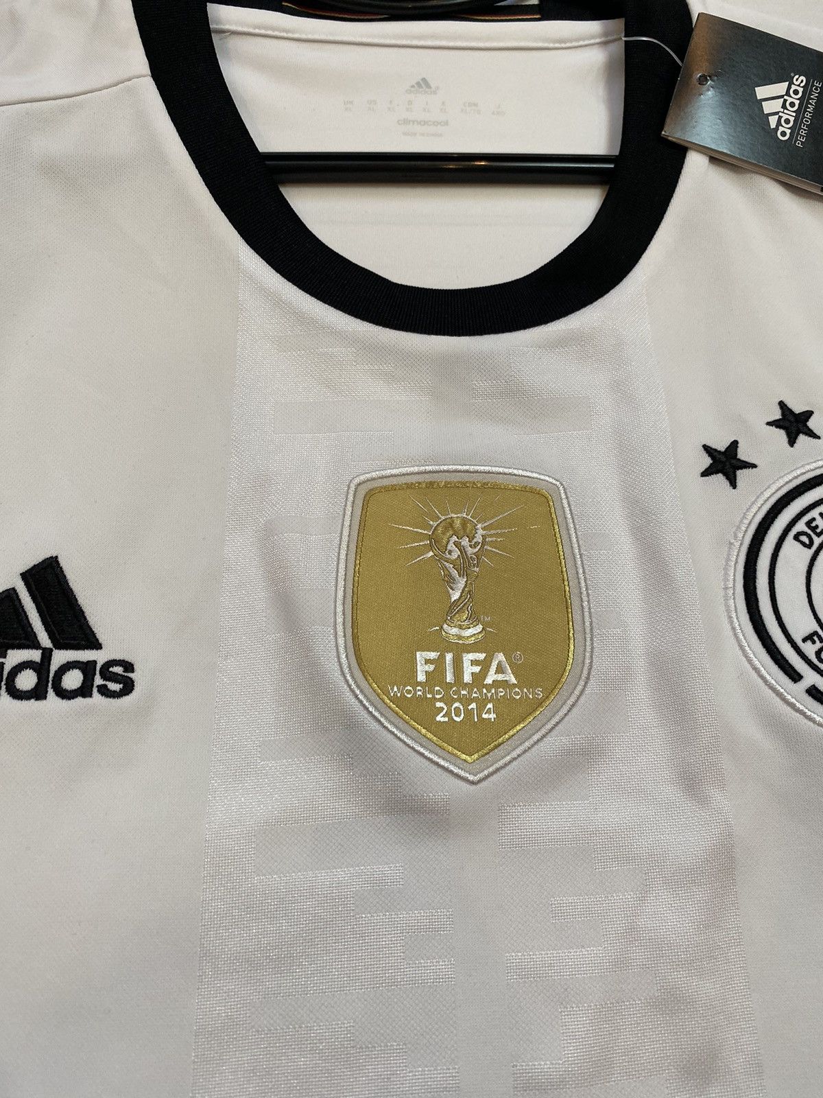 Adidas Germany 2016 home jersey soccer football y2k t shirt Size US XL / EU 56 / 4 - 8 Thumbnail