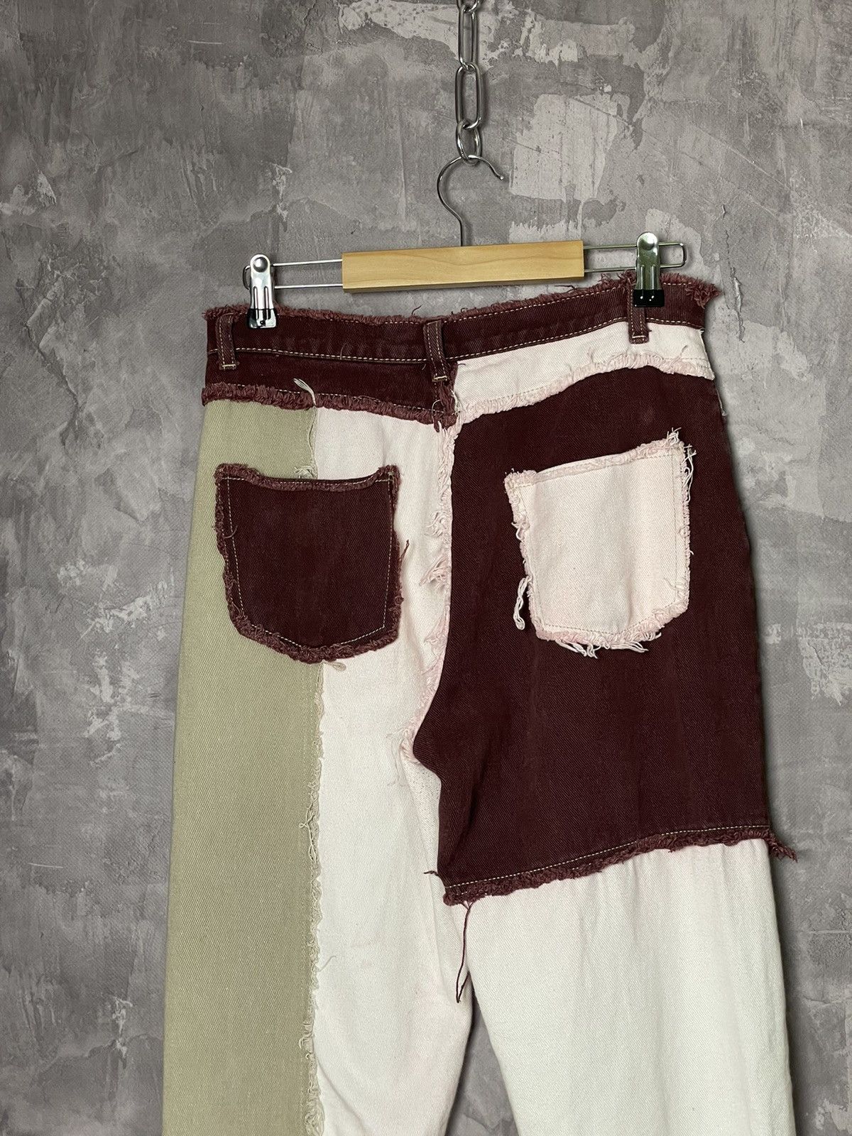 Vintage Vintage Japanese Patchwork Jeans y2k streetwear Size 28" / US 6 / IT 42 - 10 Thumbnail