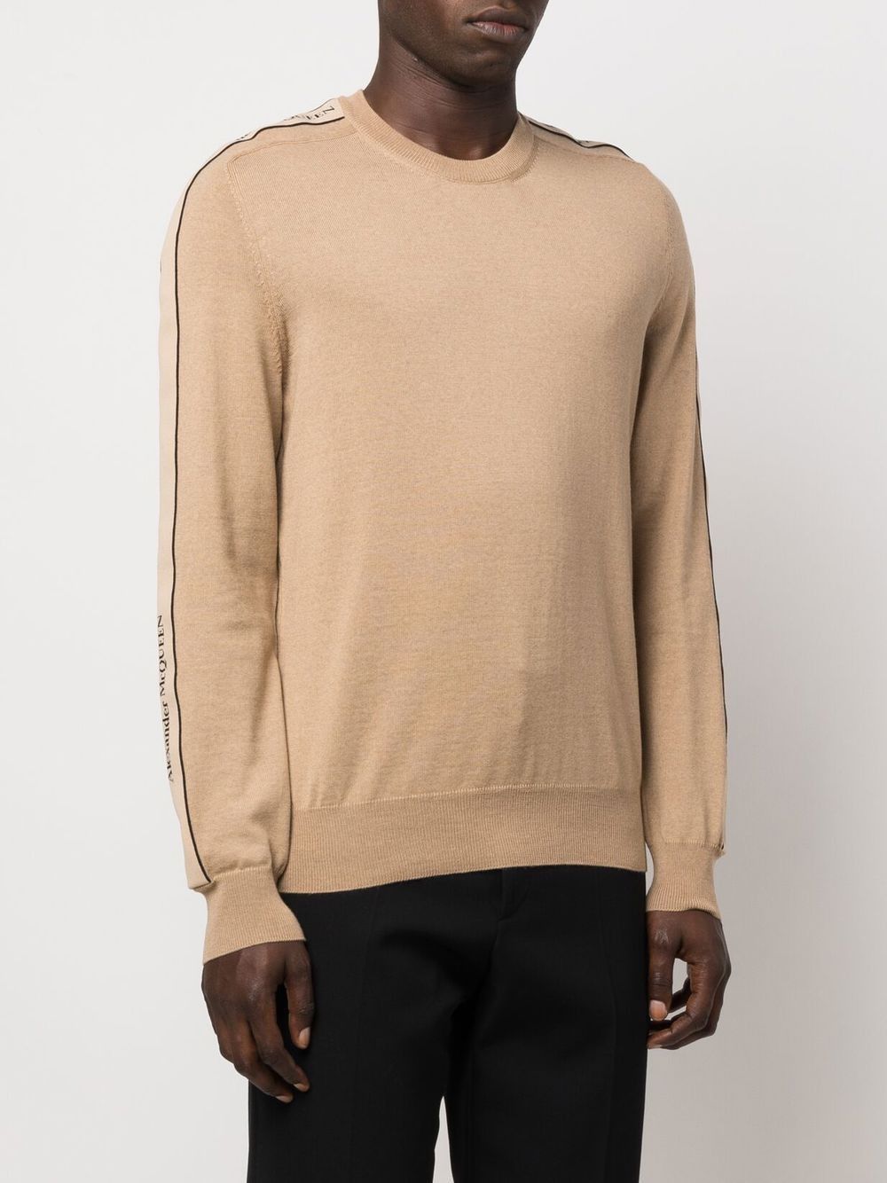 Alexander McQueen o1y1024 Sweater In Camel Size US XXL / EU 58 / 5 - 3 Thumbnail