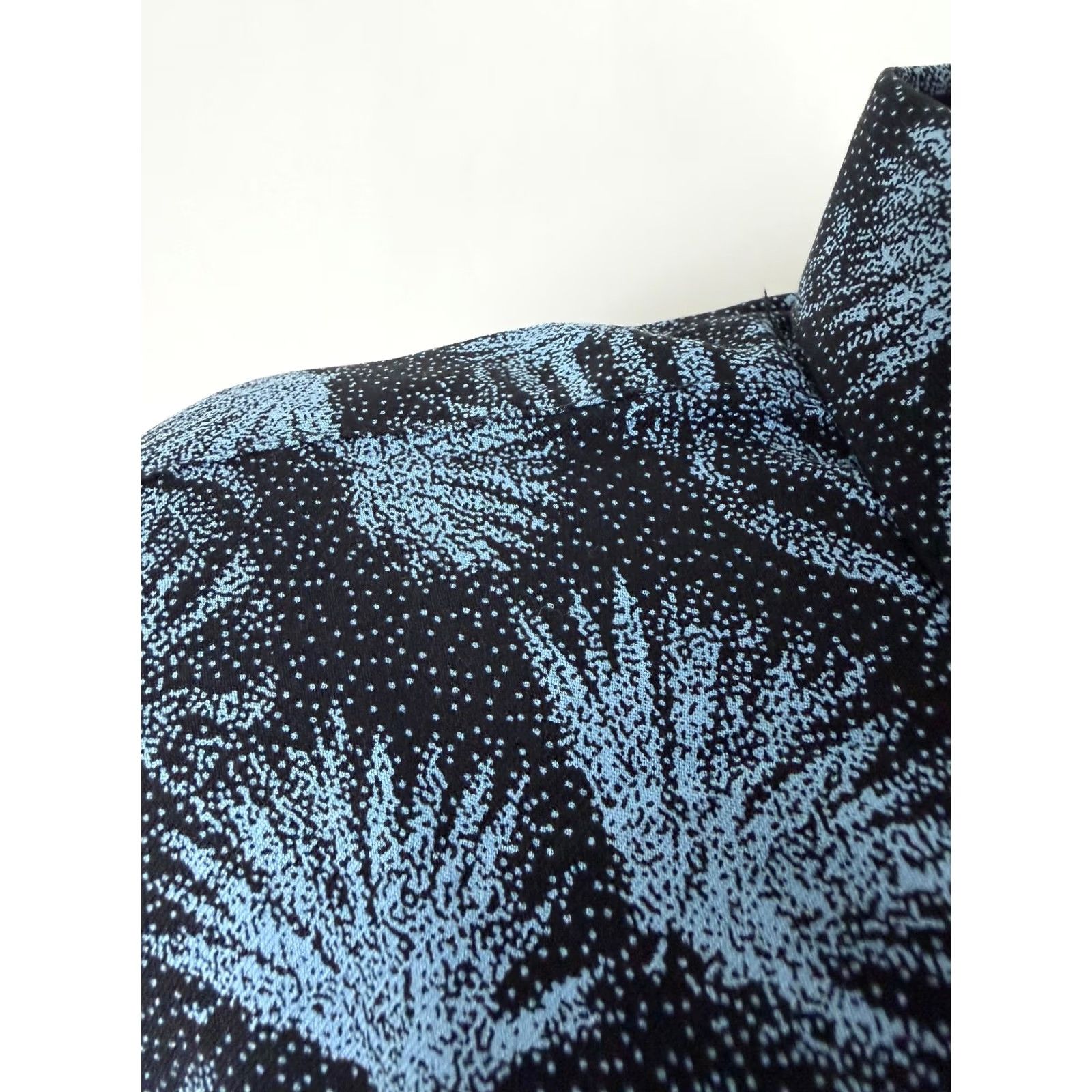 Nat Nast VINTAGE Nat Nast Shirt Men M Hawaiian Palm Frond Pointilism Aloha Luau Silk Cotton Black Summer Beach Tropic Nat Nast Luxury Originals Size US M / EU 48-50 / 2 - 5 Thumbnail