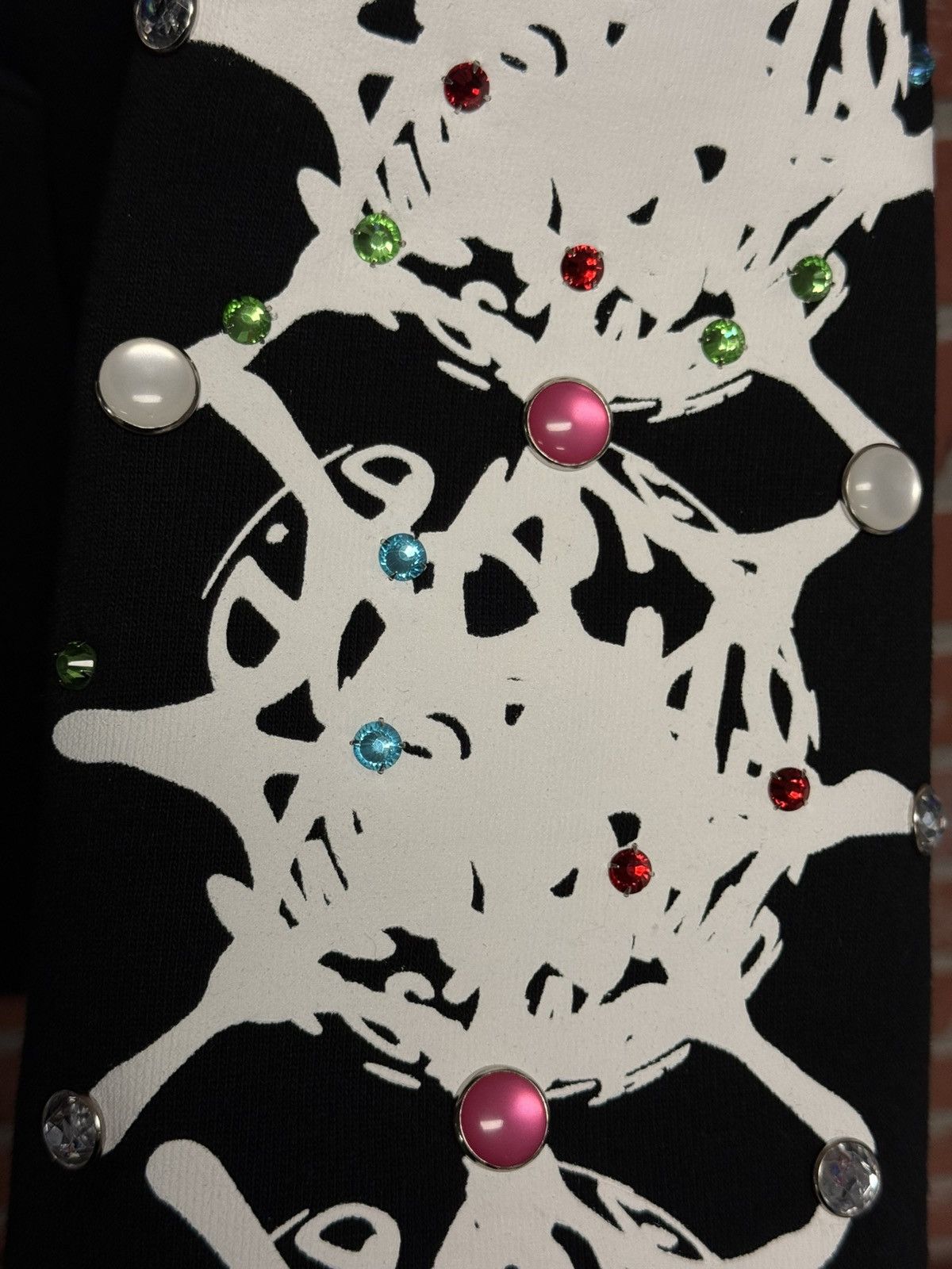 Sp5der SP5DER Worldwide Gem Stone Rhinestone Hoodie Size M (NEW) Size US M / EU 48-50 / 2 - 6 Thumbnail