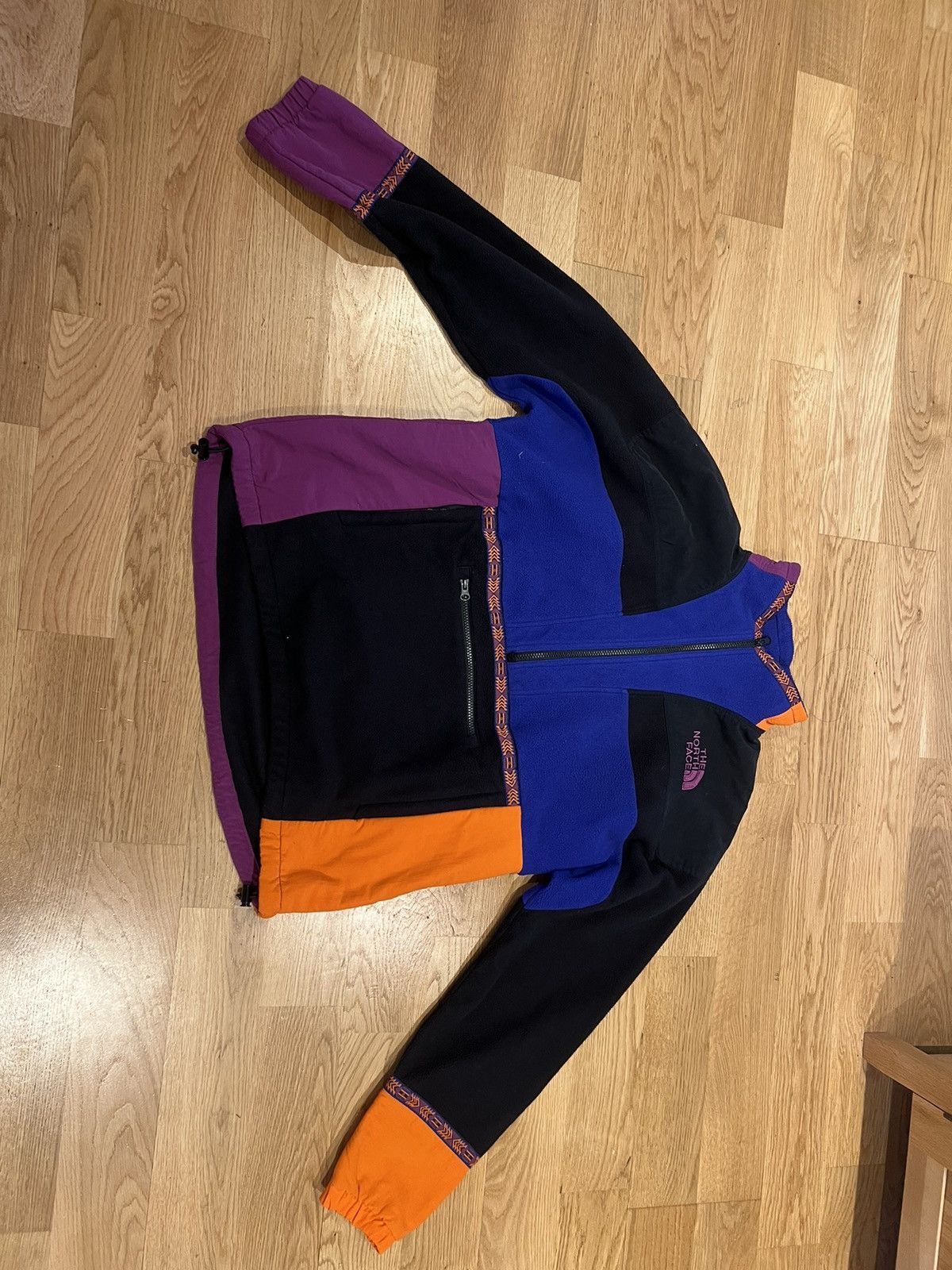 image of The North Face North Face 92 Rage Aztec Fleece! in Black Purple Blue Orange, Men's (Size Large)