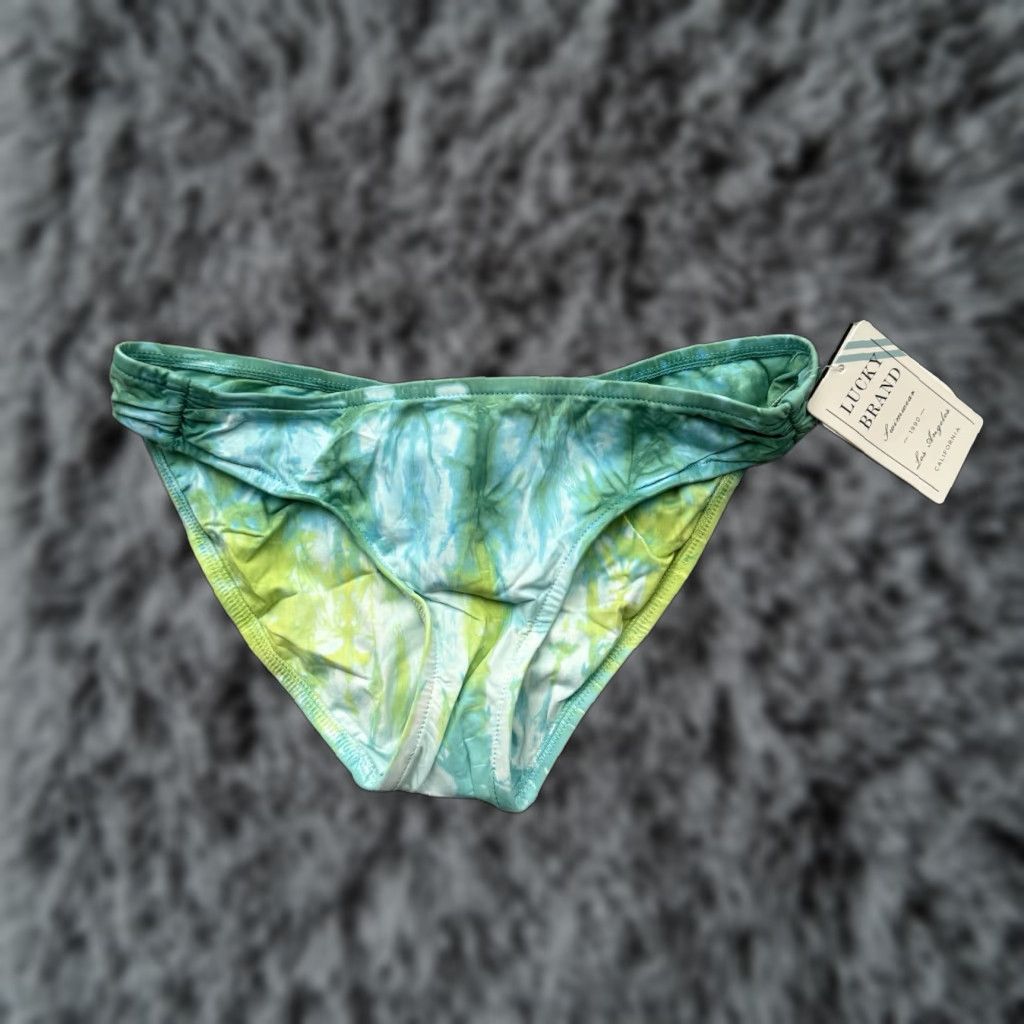 Lucky Brand Lucky Brand Bikini Bottom Womens Small Boho Tie Dye Beachwear Retro Swimwear Size 28" / US 6 / IT 42 - 1 Thumbnail