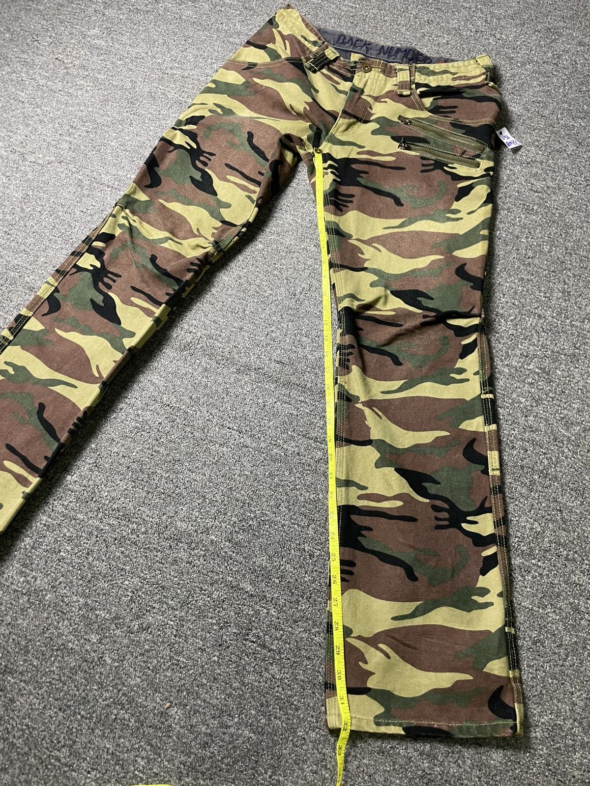 Japanese Brand Back Number Camouflage Flare Pants (68) Size US 32 / EU 48 - 14 Thumbnail