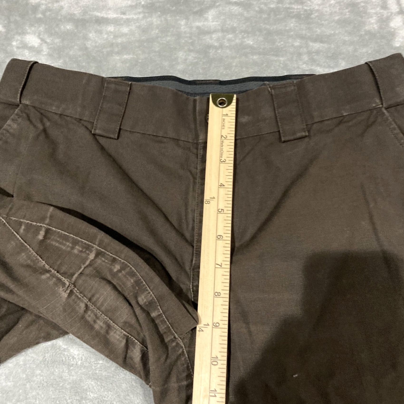 Vintage 5.11 Tactical Series Pants Womens Size 14 Pockets Outdoor Hiking Rip Stop Brown Pants Size 36" / US 14 / IT 50 - 6 Thumbnail