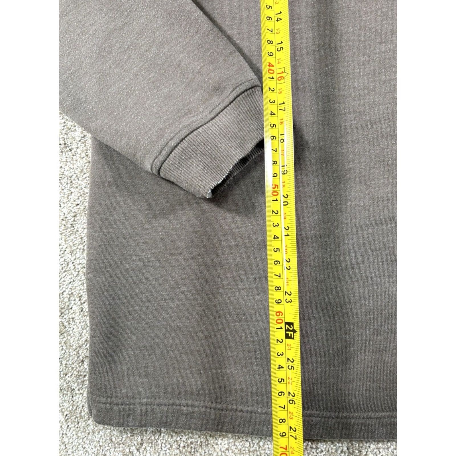 Arrow Arrow Quarter Zip Pullover Sweater Golf Embroidered Brown Long Sleeve Large Mens Regular Size L Size US L / EU 52-54 / 3 - 5 Thumbnail