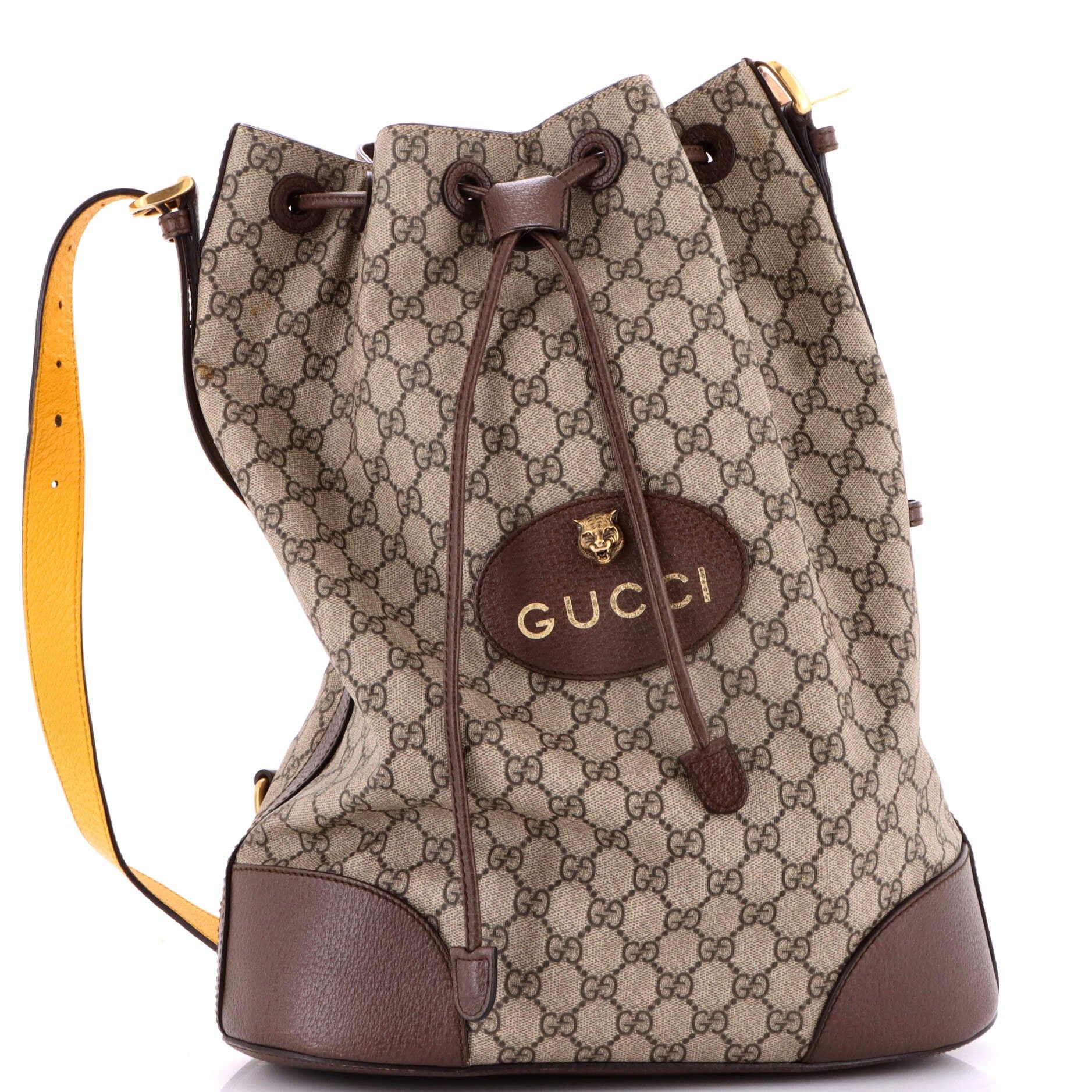 Gucci Neo Vintage Drawstring Bucket Backpack Size ONE SIZE - 1 Thumbnail