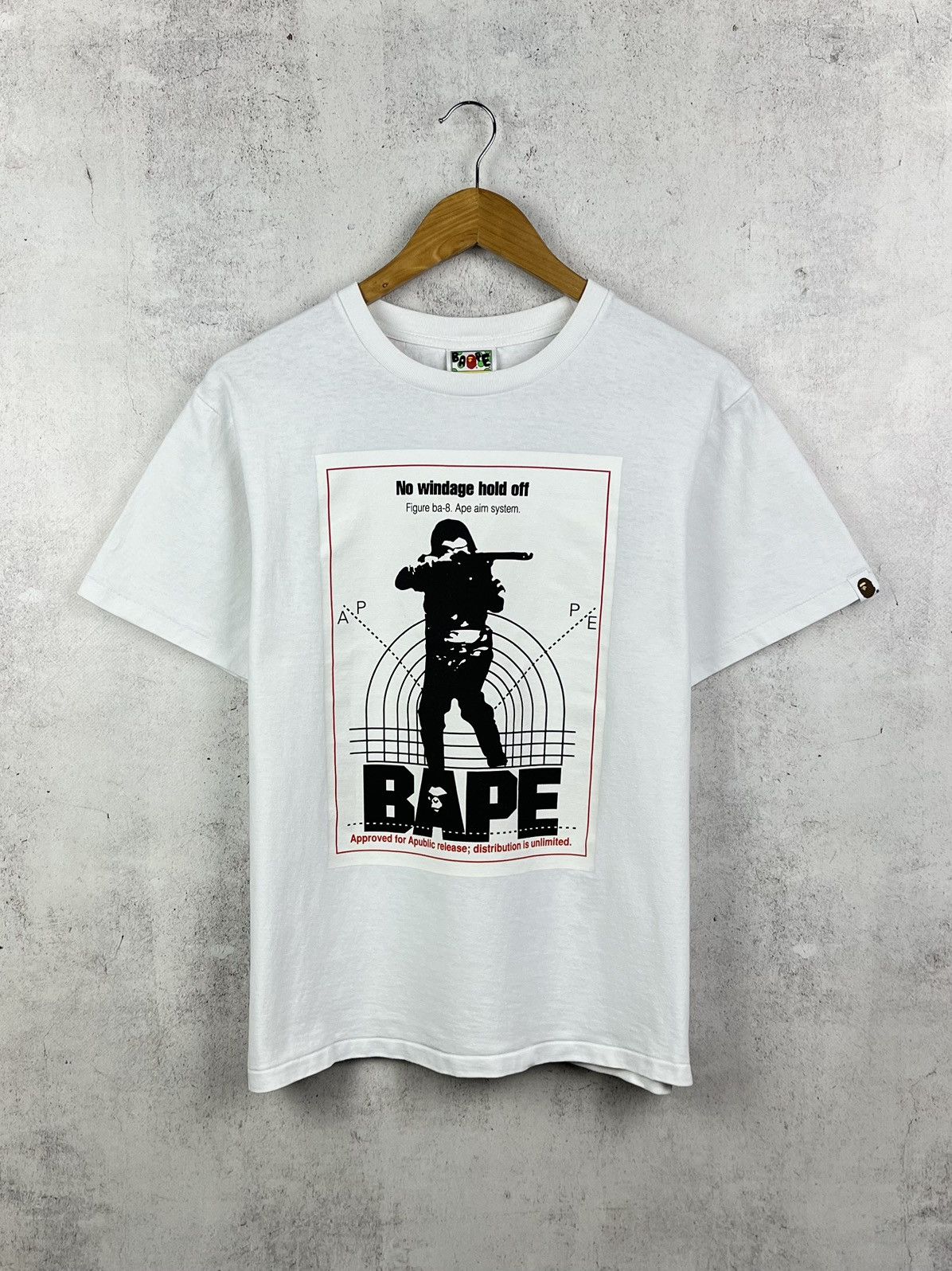 Bape A Bathing Ape Bape Hunting Aim T-Shirt Rare Retro Hype Y2K Size US M / EU 48-50 / 2 - 1 Thumbnail