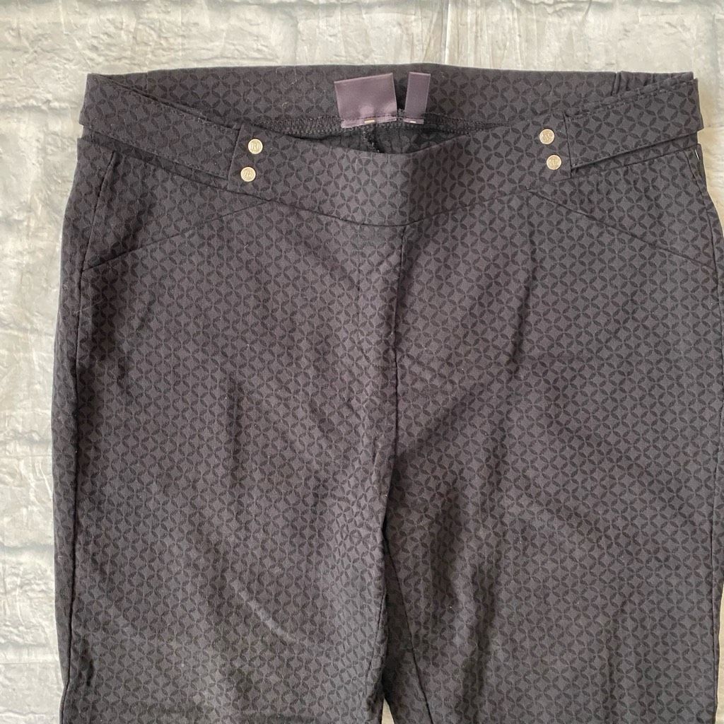 Other Rafaella comfort women 8 pull on textured print cropped dres Size 30" / US 8 / IT 44 - 3 Thumbnail