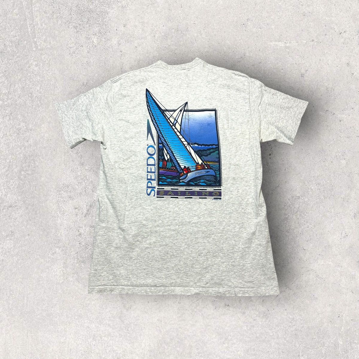 Speedo × Vintage Vintage Speedo Sailing tee Size US XL / EU 56 / 4 - 1 Thumbnail