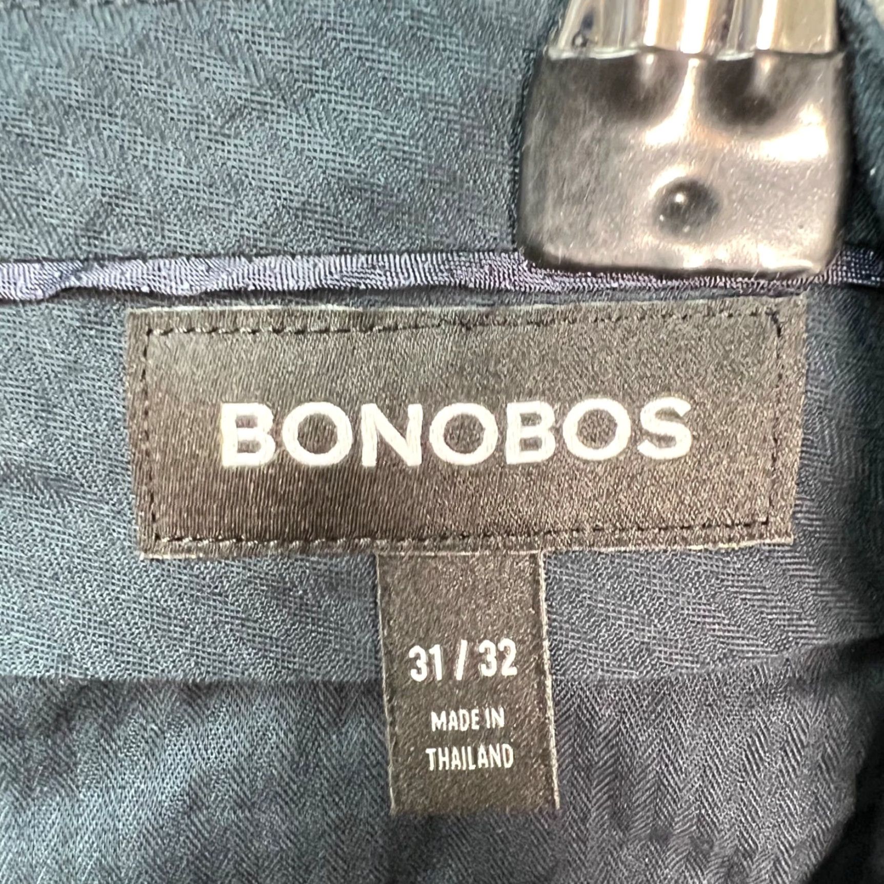 Bonobos Bonobos Mens 31 x 30 Gray Tailored Wool Blend Dress Pants Size US 31 - 3 Thumbnail