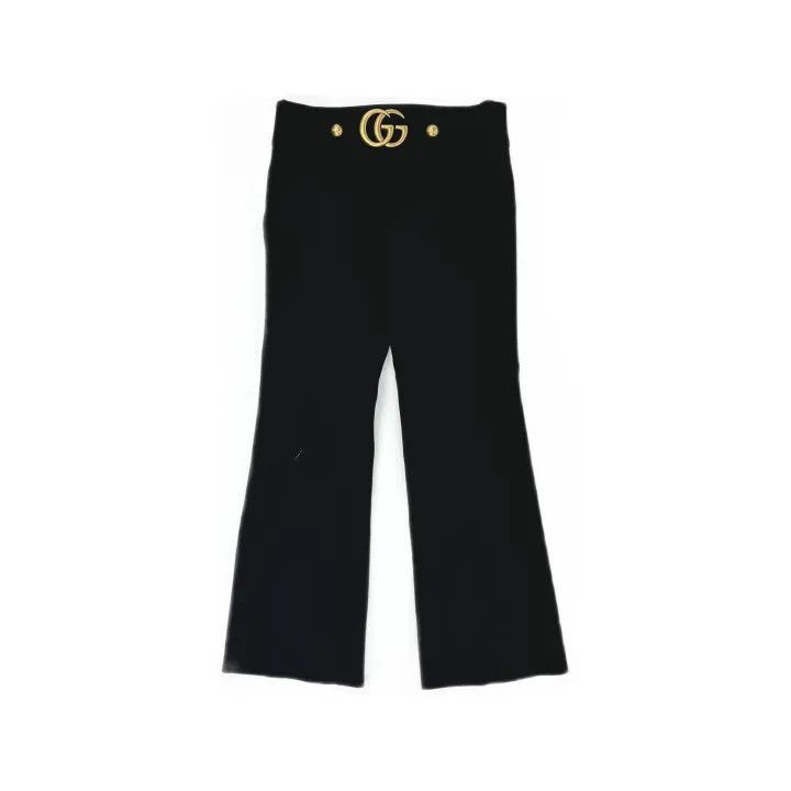 Other Gucci Black Logo Casual Trousers for Women-2507 Size 37" - 8 Thumbnail