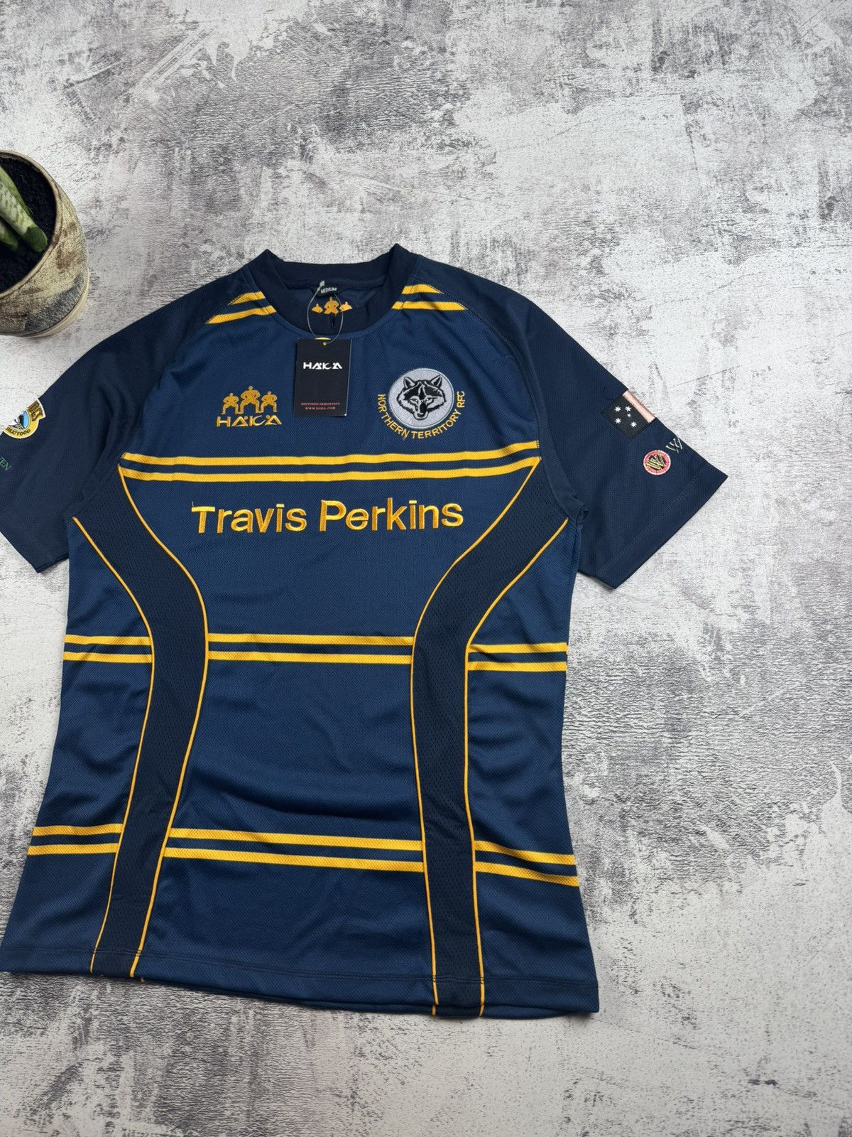 Vintage NEW Northern Territory RFC Pro Away HAKA Memorabilia 2009 Rugby Polo Jersey T Shirt Size US M / EU 48-50 / 2 - 3 Thumbnail