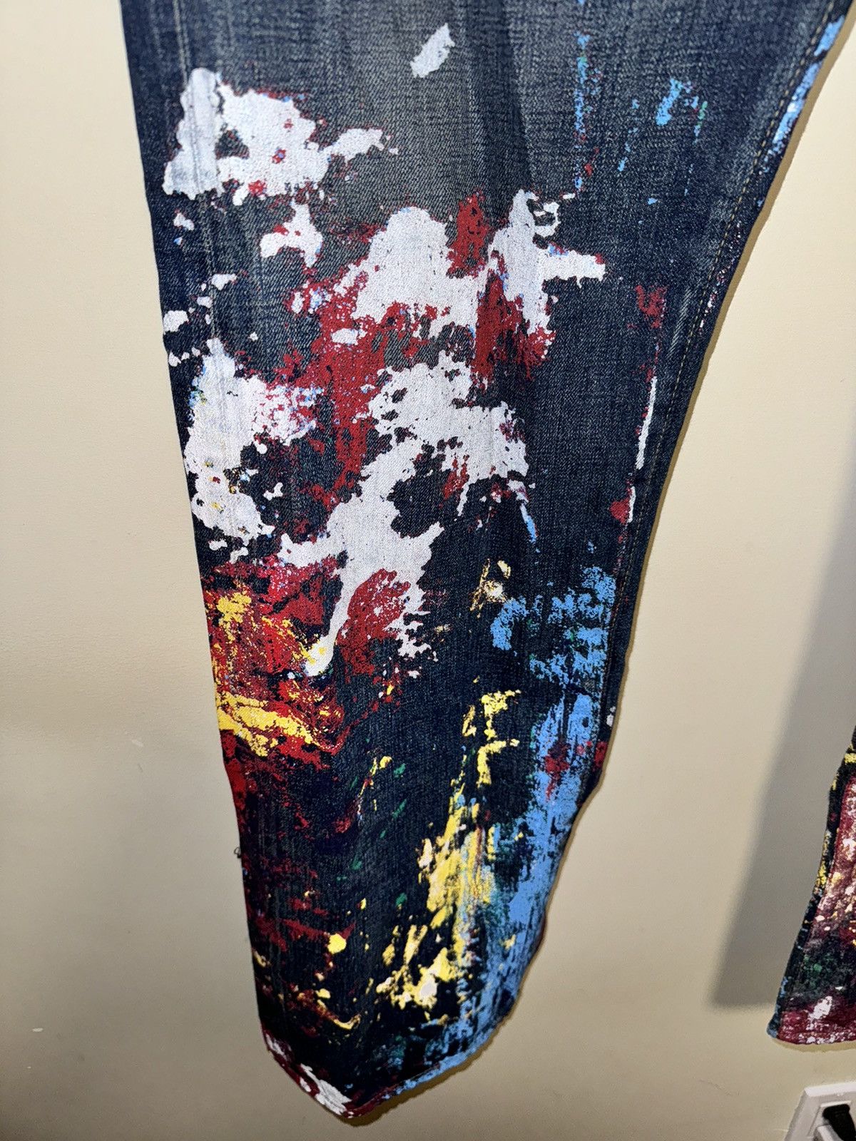 Comme des Garcons × Junya Watanabe × Levi's Levis x Junya Watanabe CDG Man SS17 Paint Splatter Denim Size US 38 / EU 54 - 9 Thumbnail
