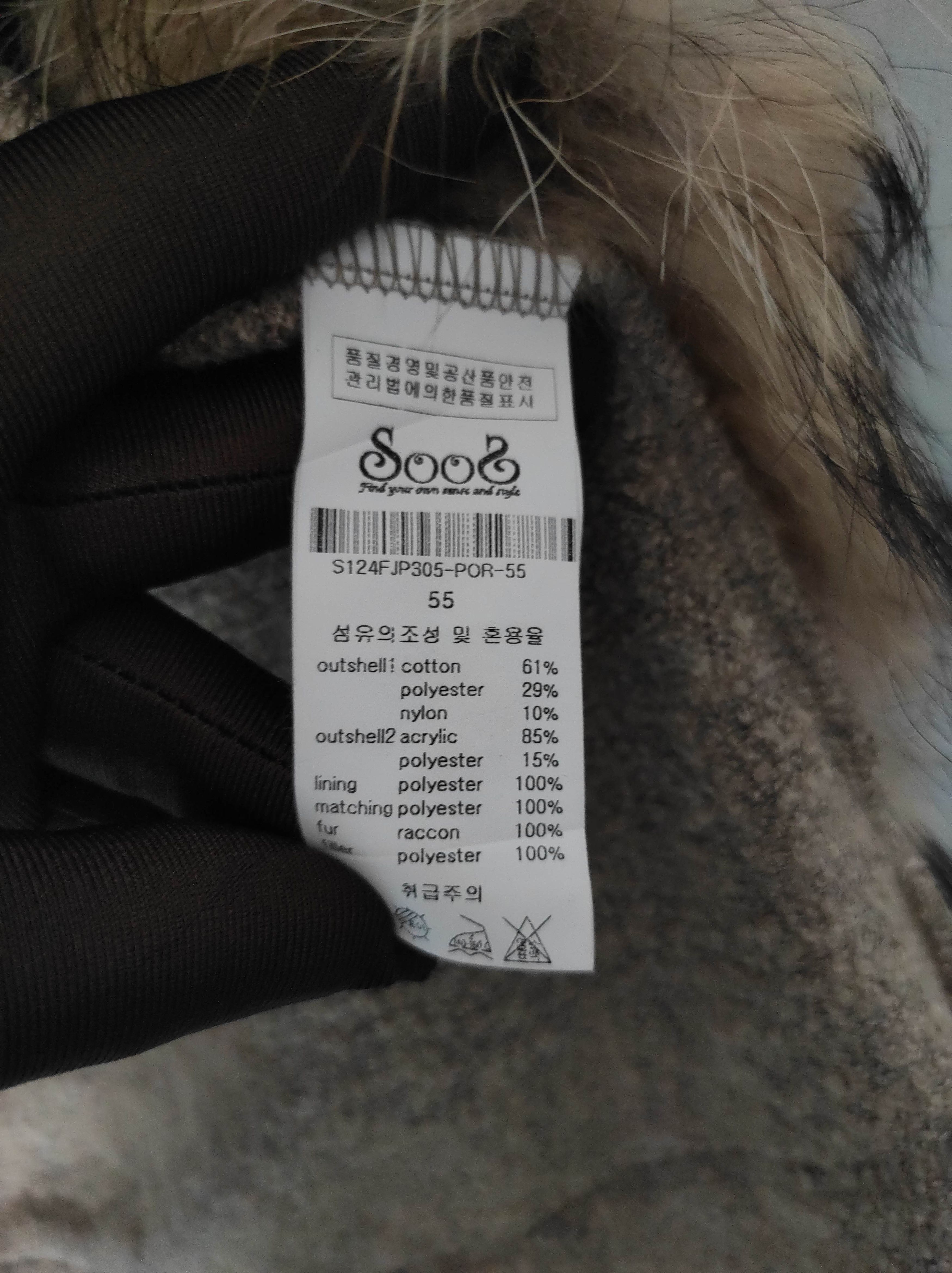Aran Isles Knitwear SOOS Knit Zip Fur Raccon Hoodie IfSixWasNine LGB style Size S / US 4 / IT 40 - 8 Thumbnail