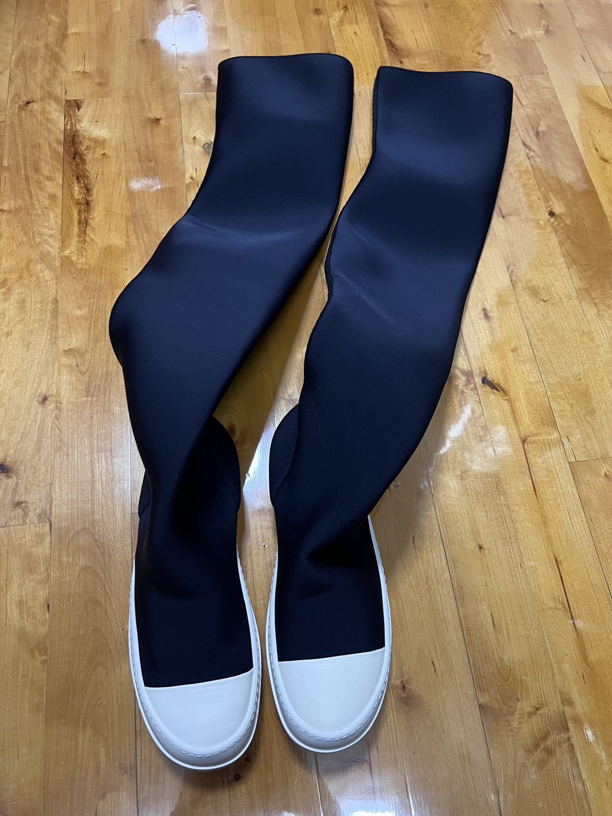 Rick Owens Drkshdw Rick owens thigh high stocking ramones sz36.5 Size US 6.5 / IT 36.5 - 1 Thumbnail