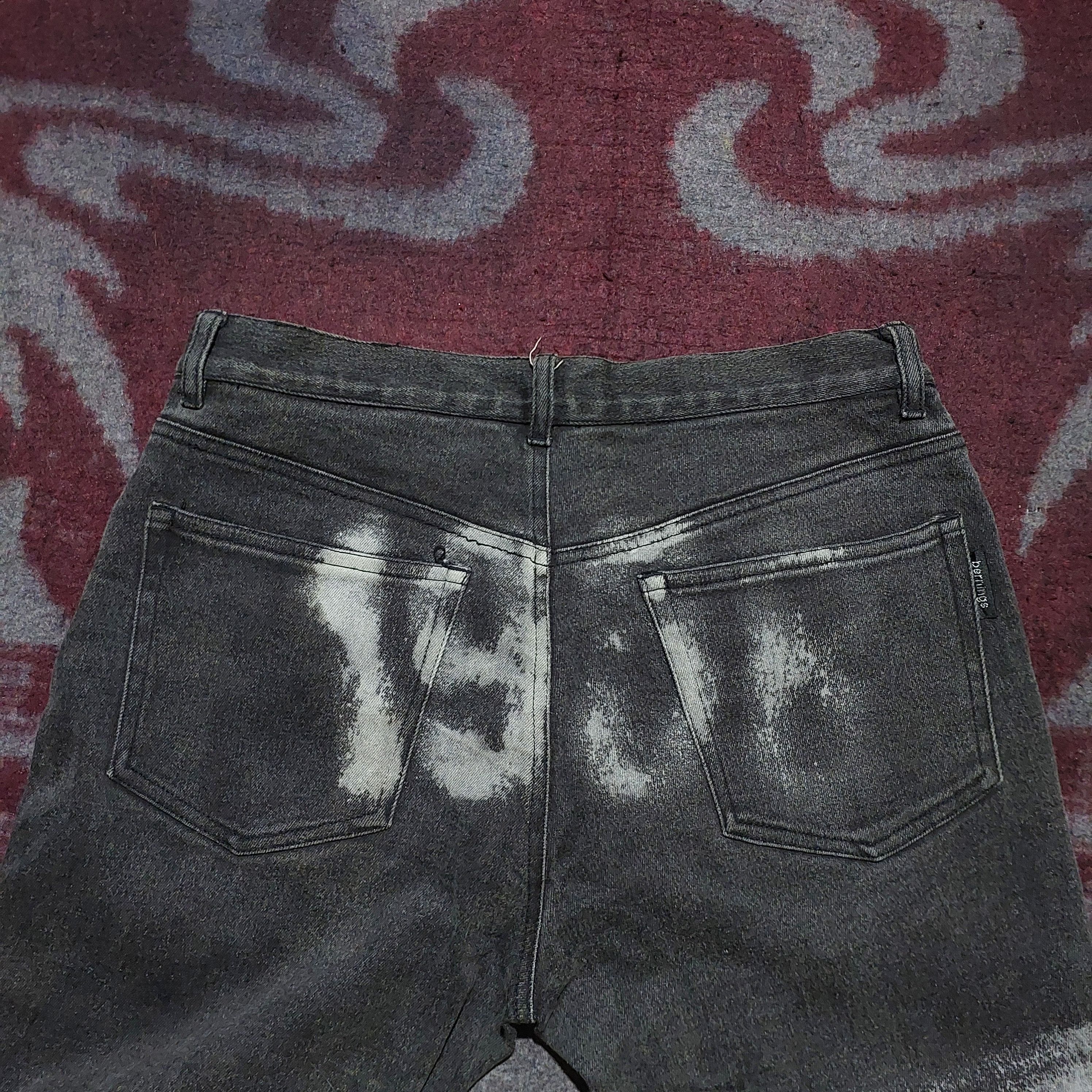 BERNINGS SHO Bernings Sho poem black wash stretch flare denim Size US 30 / EU 46 - 6 Thumbnail
