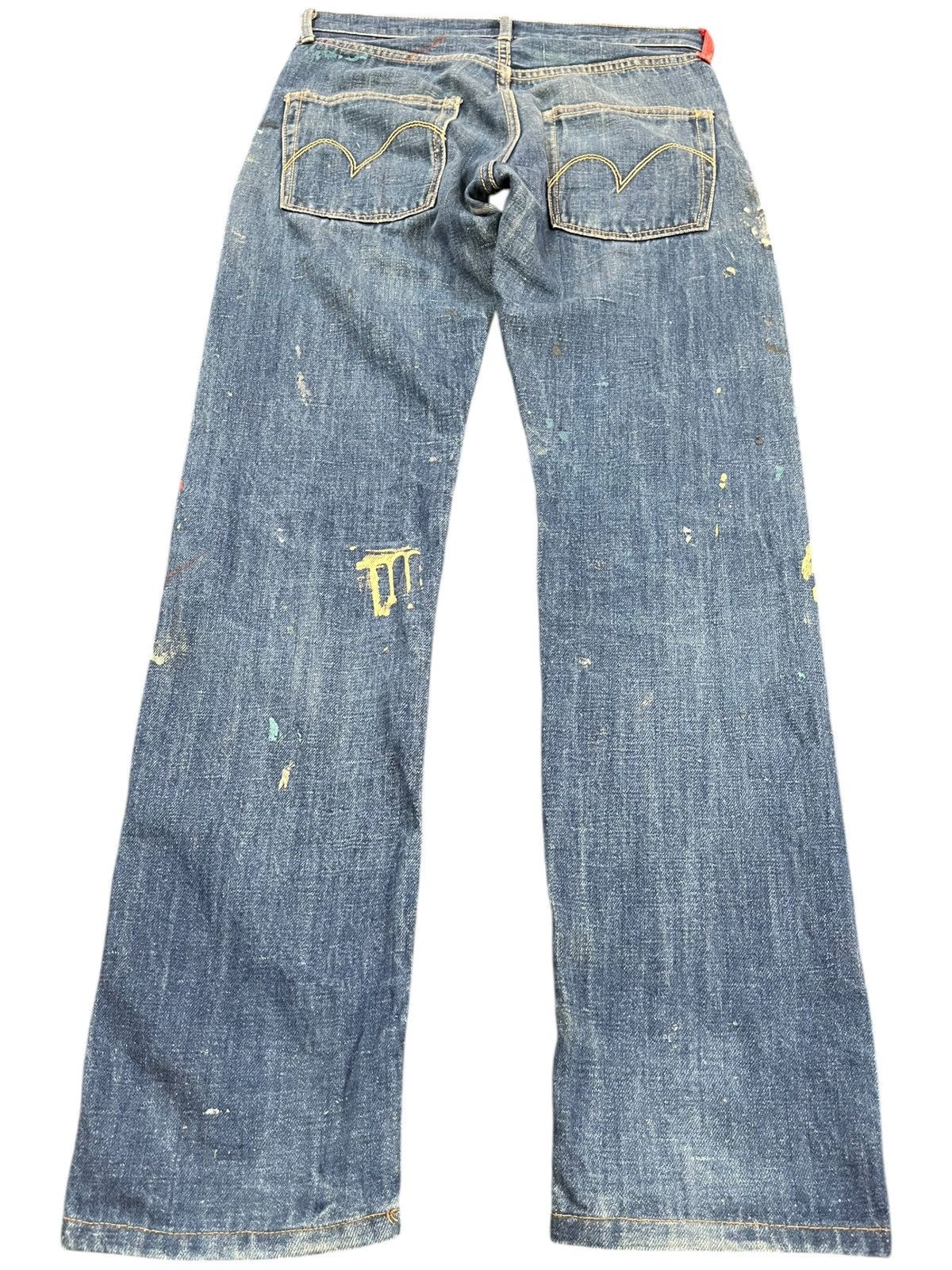LVC × Levi's × Levi's Vintage Clothing Vintage Levi’s 201 Selvedge Paint Splatter Denim Size US 32 / EU 48 - 8 Thumbnail
