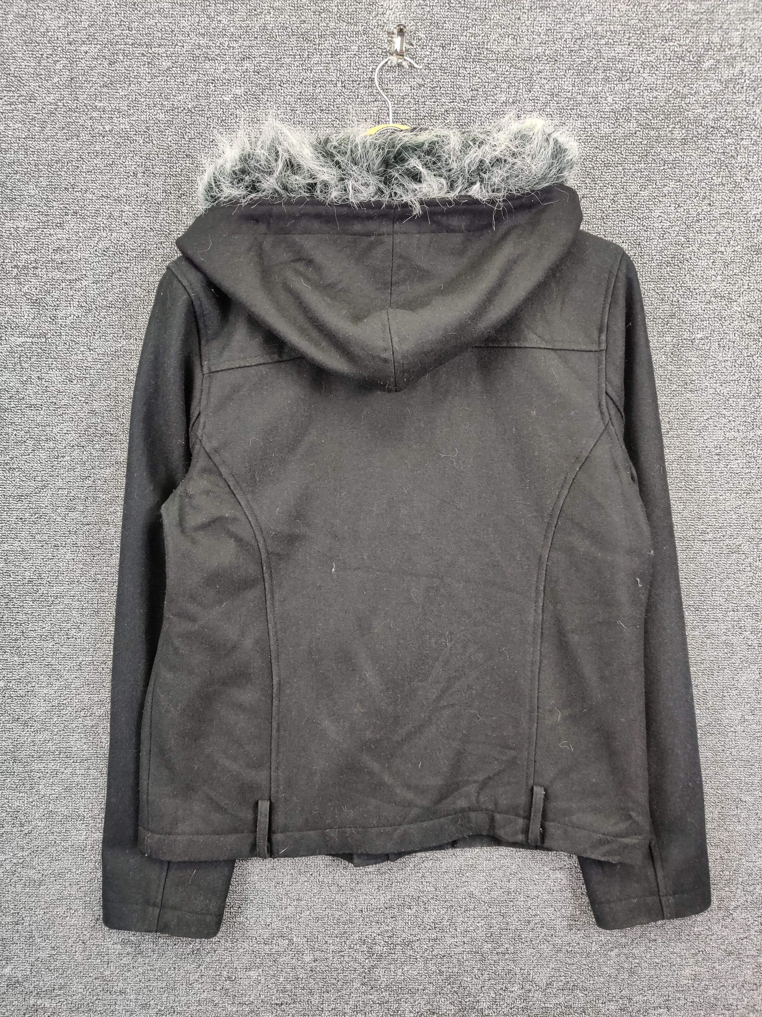 In The Attic Vintage In The Attic Wool Duffle Fur Hooded Coat Size US L / EU 52-54 / 3 - 8 Thumbnail