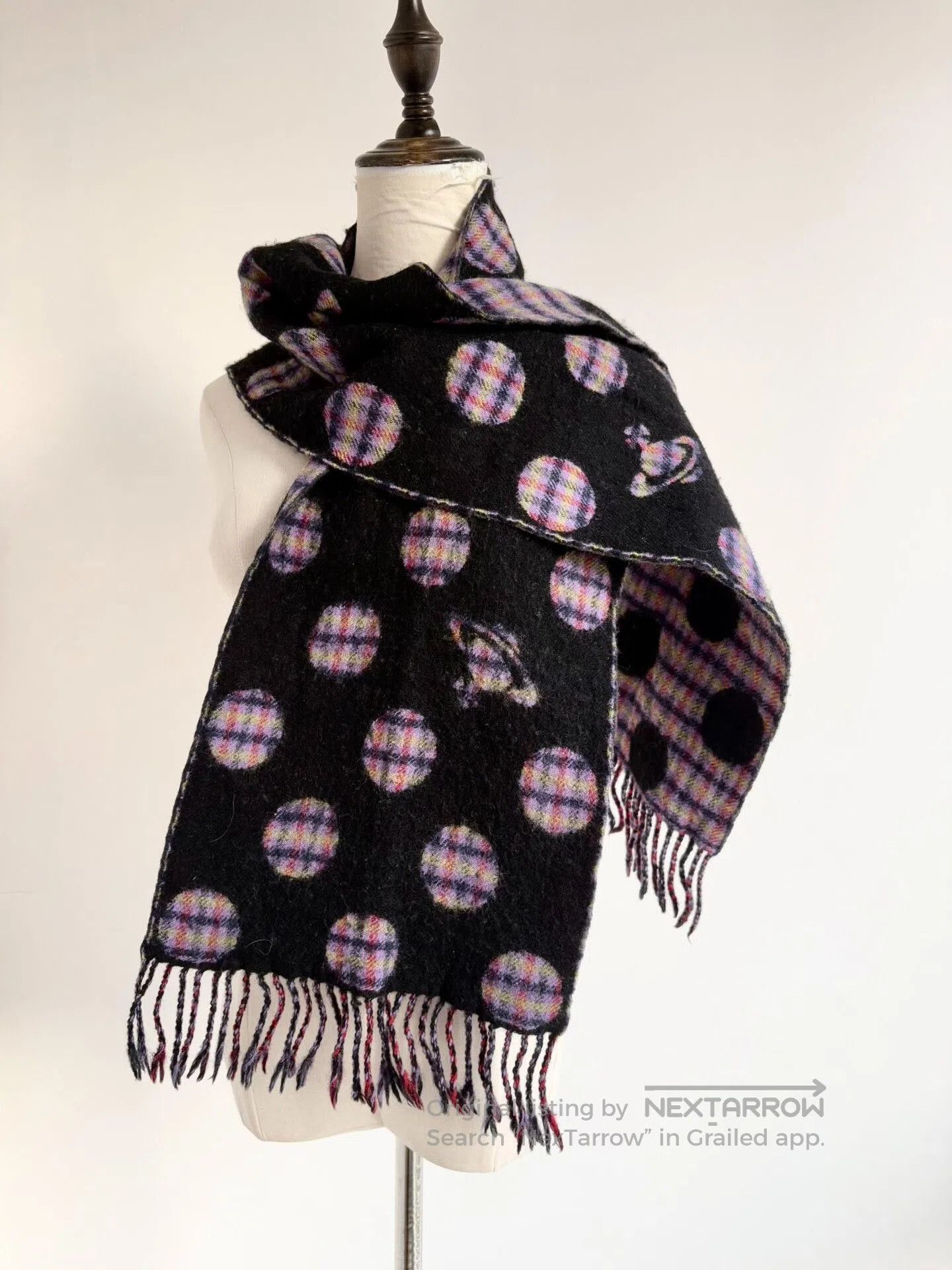 Vivienne Westwood Vivienne Westwood Vintage Polka Dot Saturn Scarf. Size ONE SIZE - 2 Thumbnail