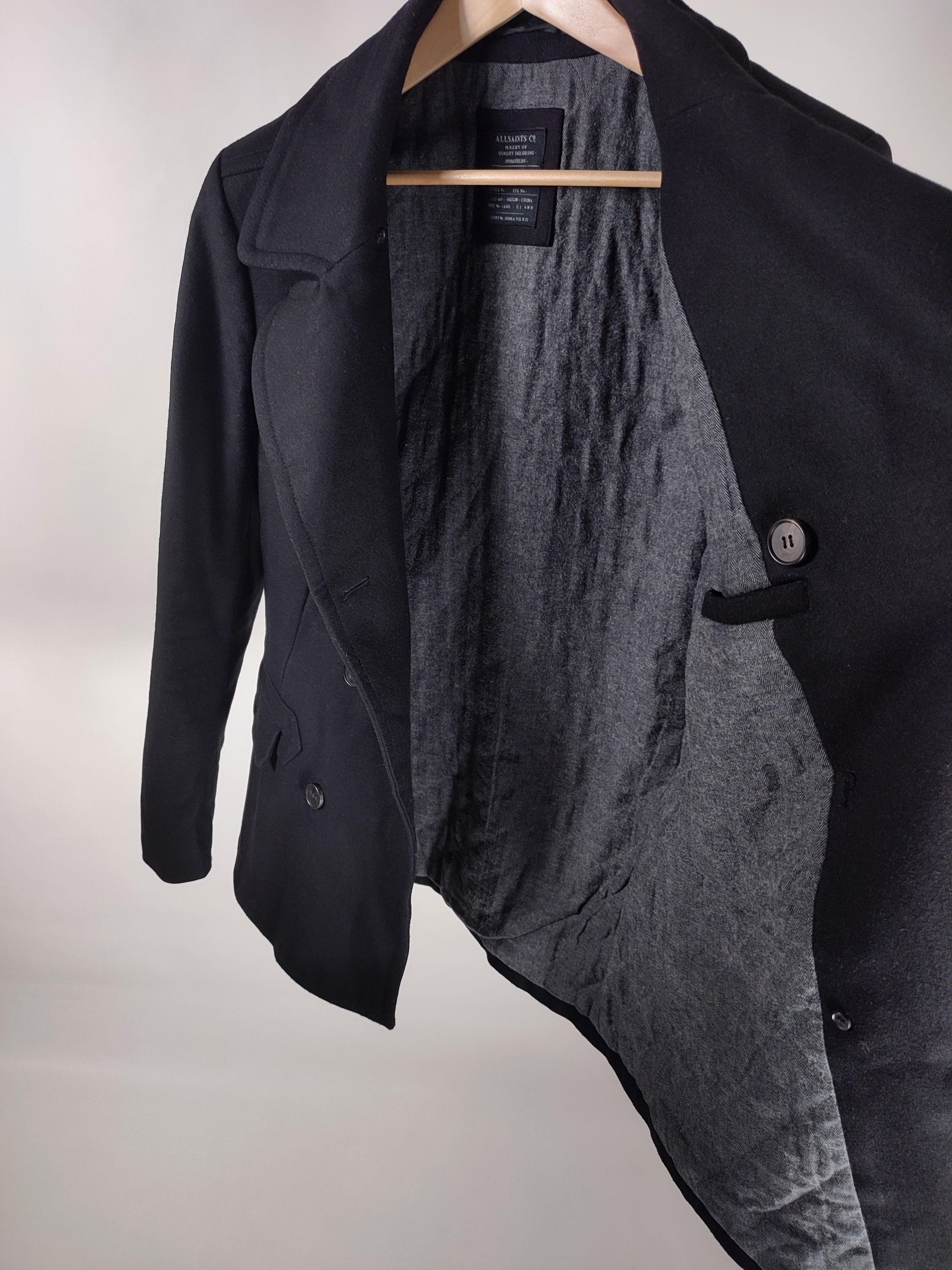 Allsaints Allsaints Wool Rhode Coat Double breasted jacket Size US L / EU 52-54 / 3 - 14 Thumbnail
