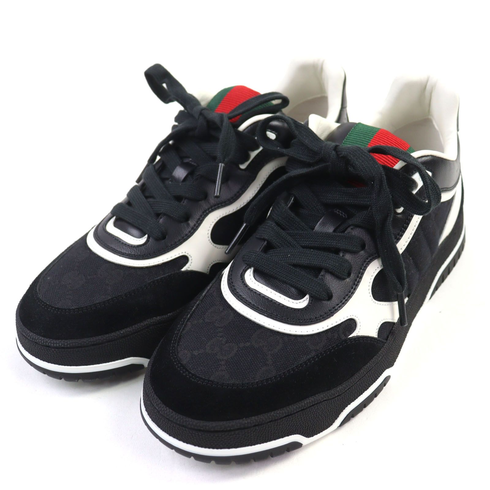 Gucci Gucci Gucci Reweb Sneakers Leather Shoes 807057 DUTY FREE for USA Size ONE SIZE - 1 Thumbnail