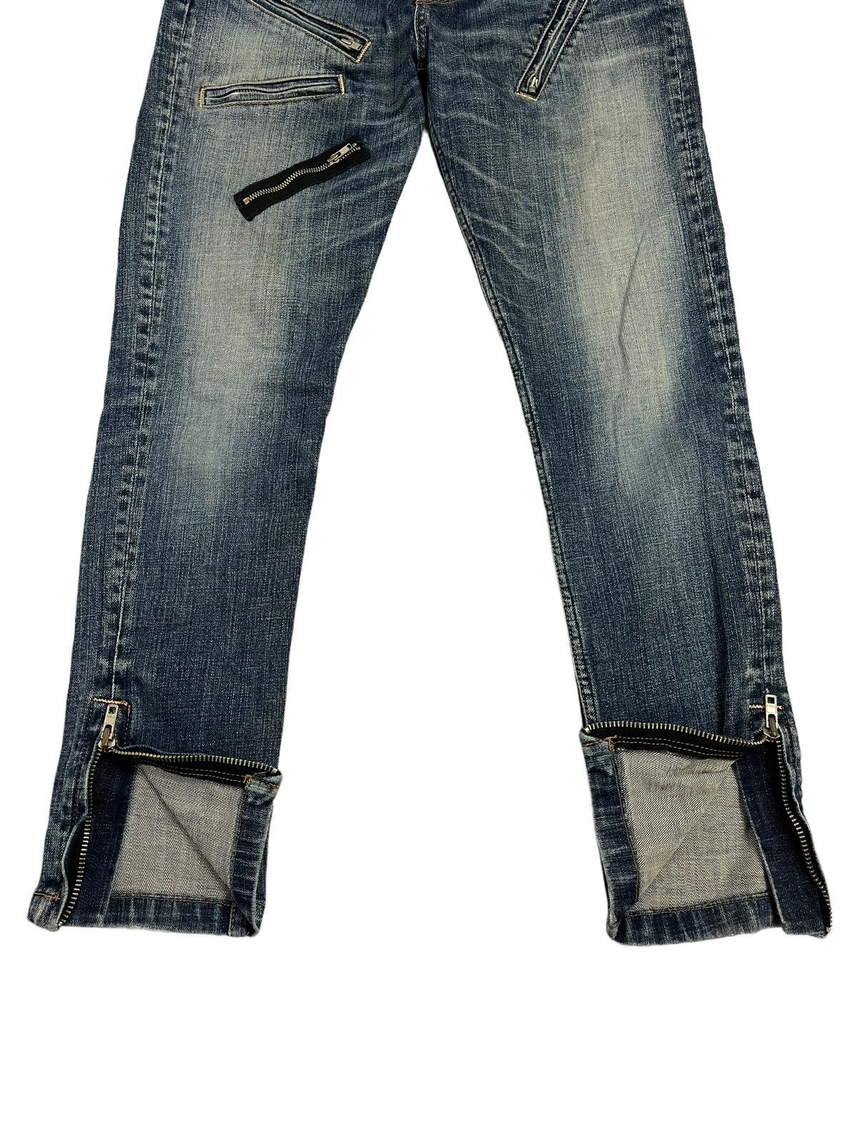 If Six Was Nine Japanese Brand RNA Zipper Pocket Jeans Size 29" - 8 Thumbnail