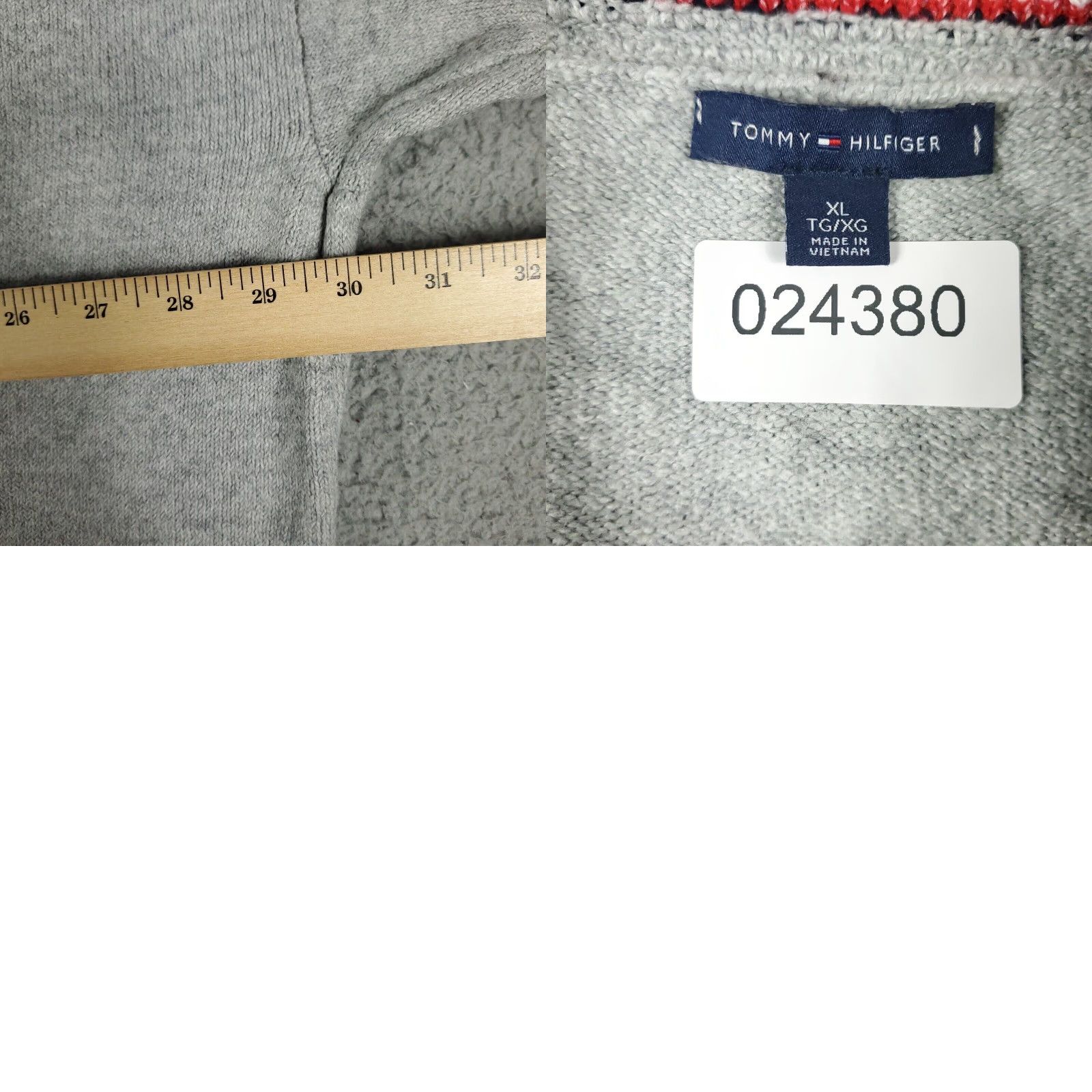 Tommy Hilfiger Tommy Hilfiger Mens Gray Pullover Sweater XL Cotton Crew Neck Size US XL / EU 56 / 4 - 8 Thumbnail