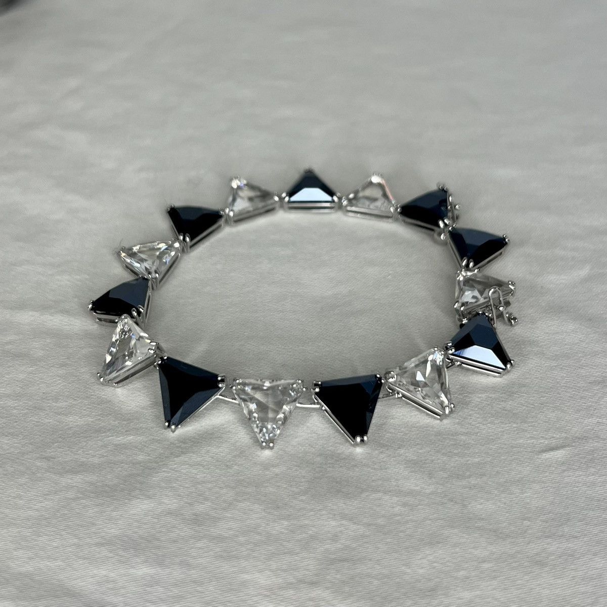 Swarovski Triangle Cut Tennis Bracelet Size ONE SIZE - 4 Thumbnail