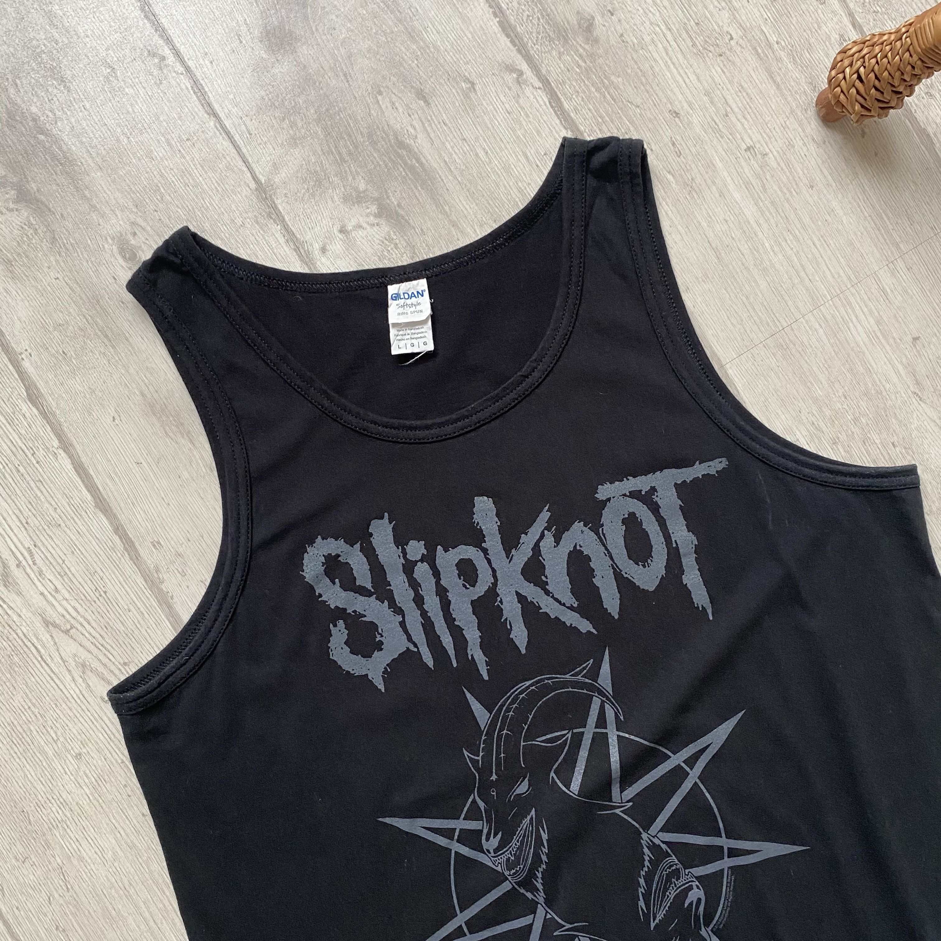 Band Tees Vintage Slipknot Rock Band Tees Sleeveless Size US L / EU 52-54 / 3 - 5 Thumbnail