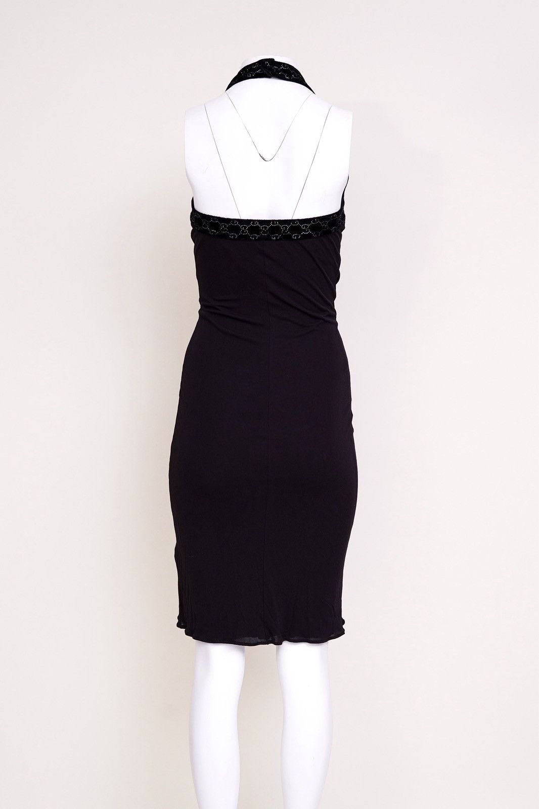 Gucci Gucci 2006 Embellished Halter Open Back Black Dress Size S / US 4 / IT 40 - 5 Thumbnail