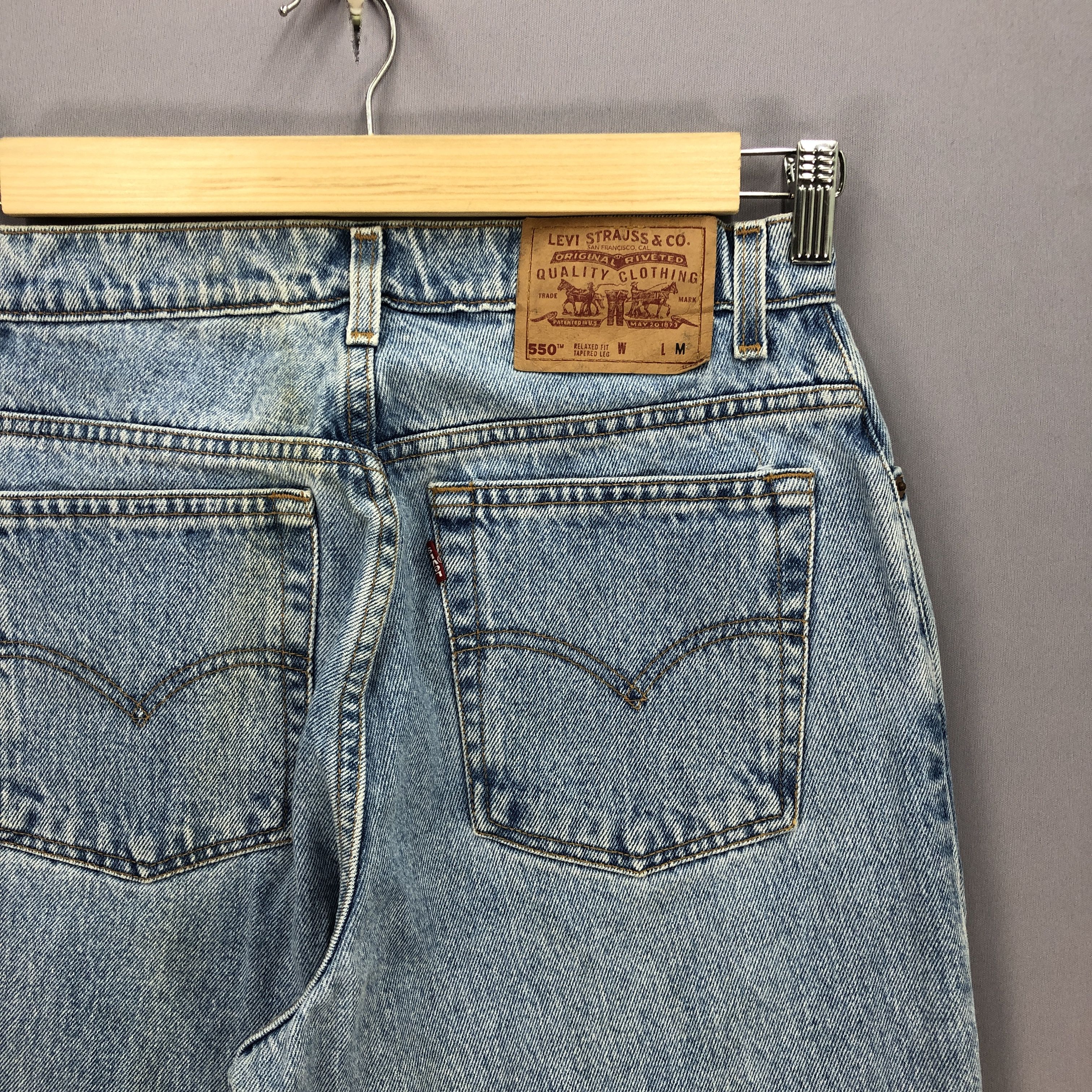 Levi's Vintage Levis Sun Faded Jeans Levi's 550 Light Wash Denim Size US 30 / EU 46 - 5 Thumbnail