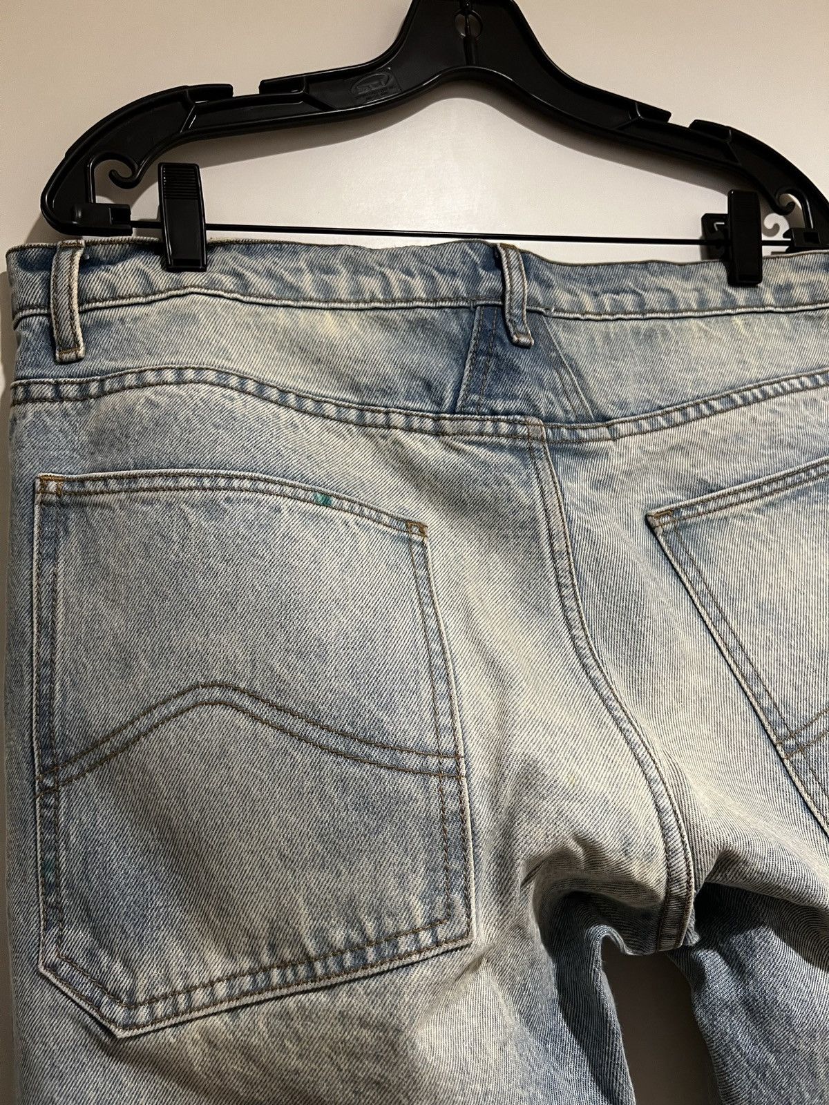 Rhude RHUDE Distressed Denim Paint Splatter Jeans Men's 34 x 32 Size US 34 / EU 50 - 6 Thumbnail